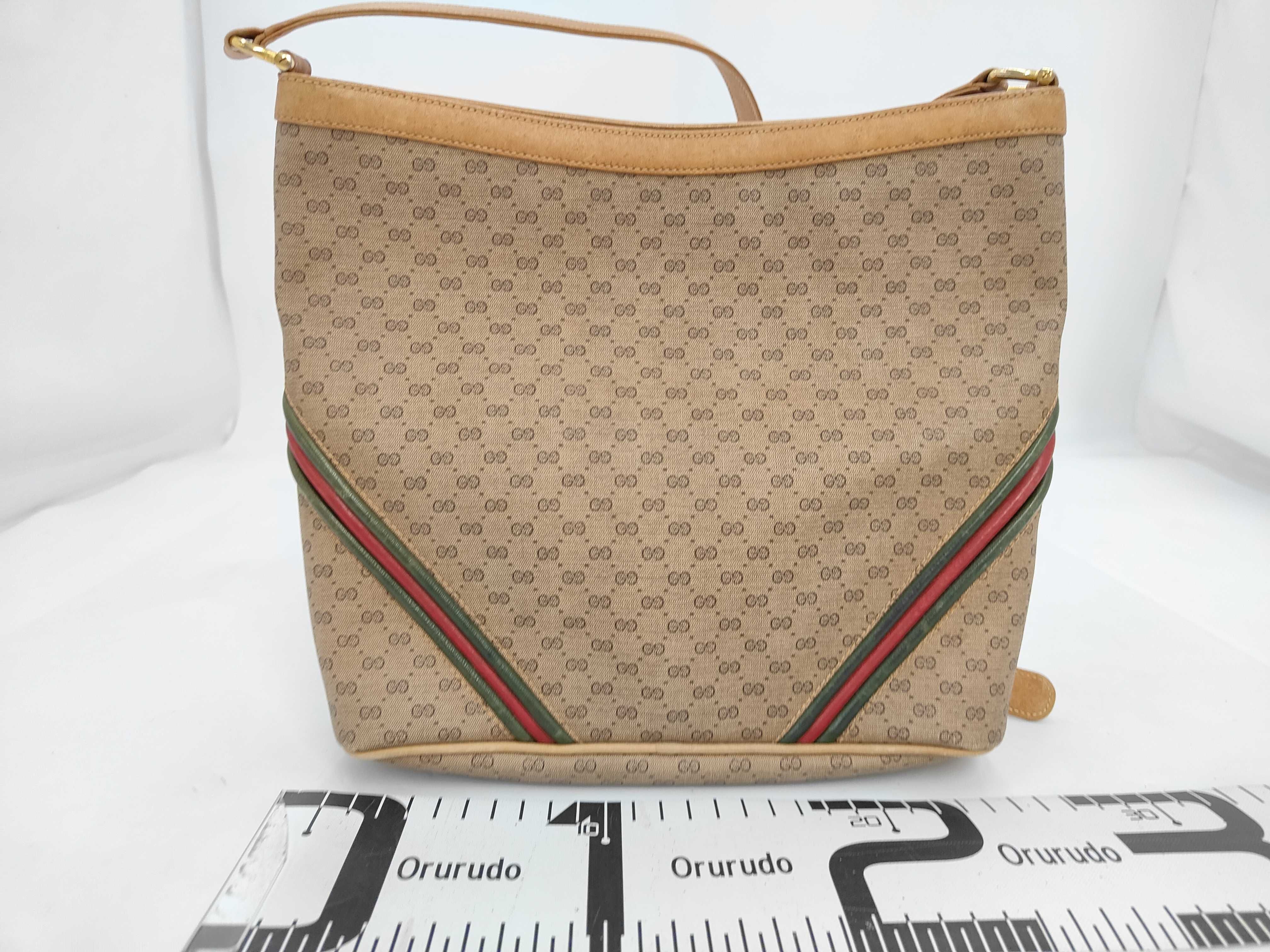 30.01.4876 Shoulder Bag Micro GG Old Sherry Line PVC Leather Beige Shoulder Bag — view 2
