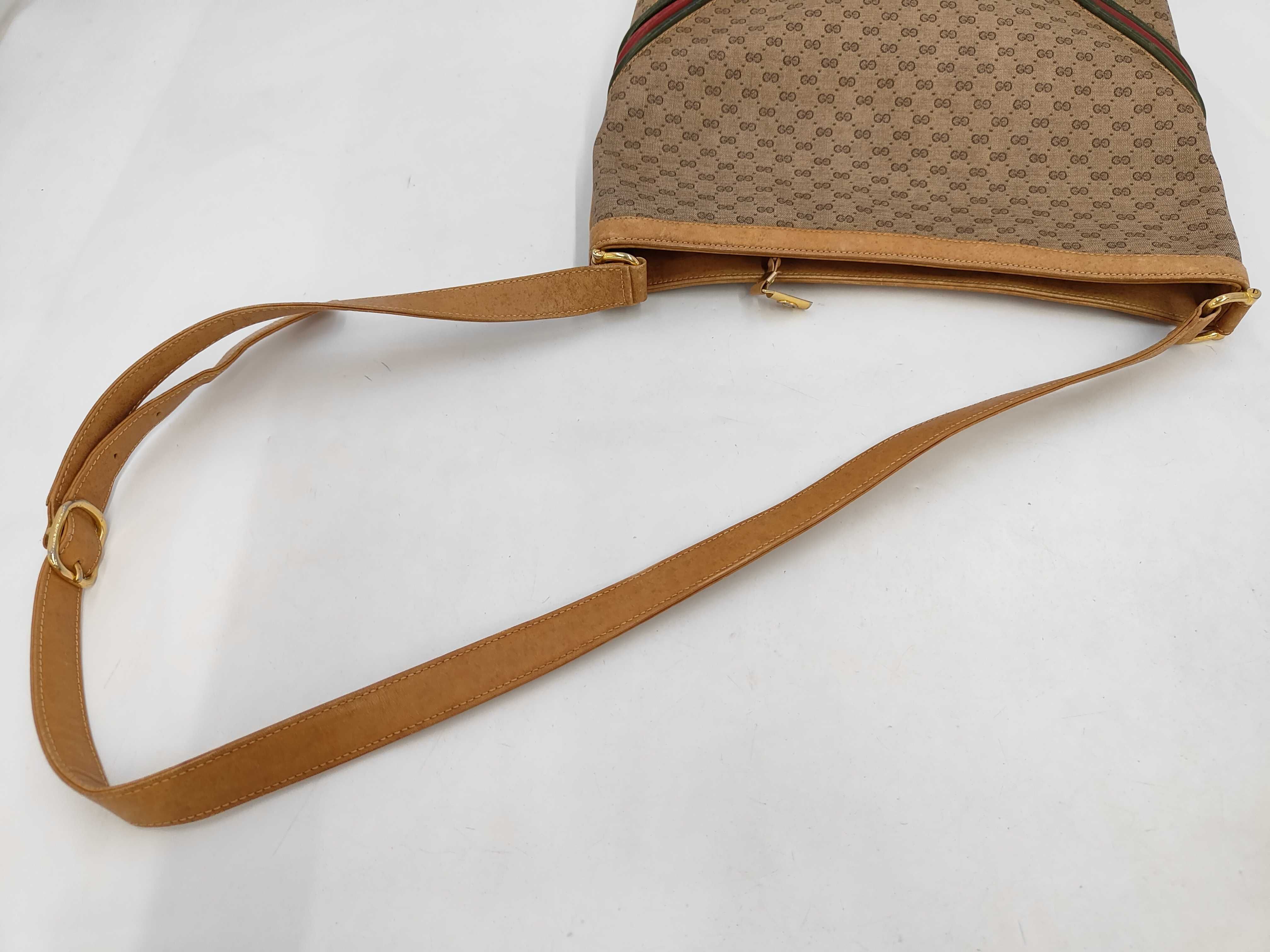 30.01.4876 Shoulder Bag Micro GG Old Sherry Line PVC Leather Beige Shoulder Bag — view 5