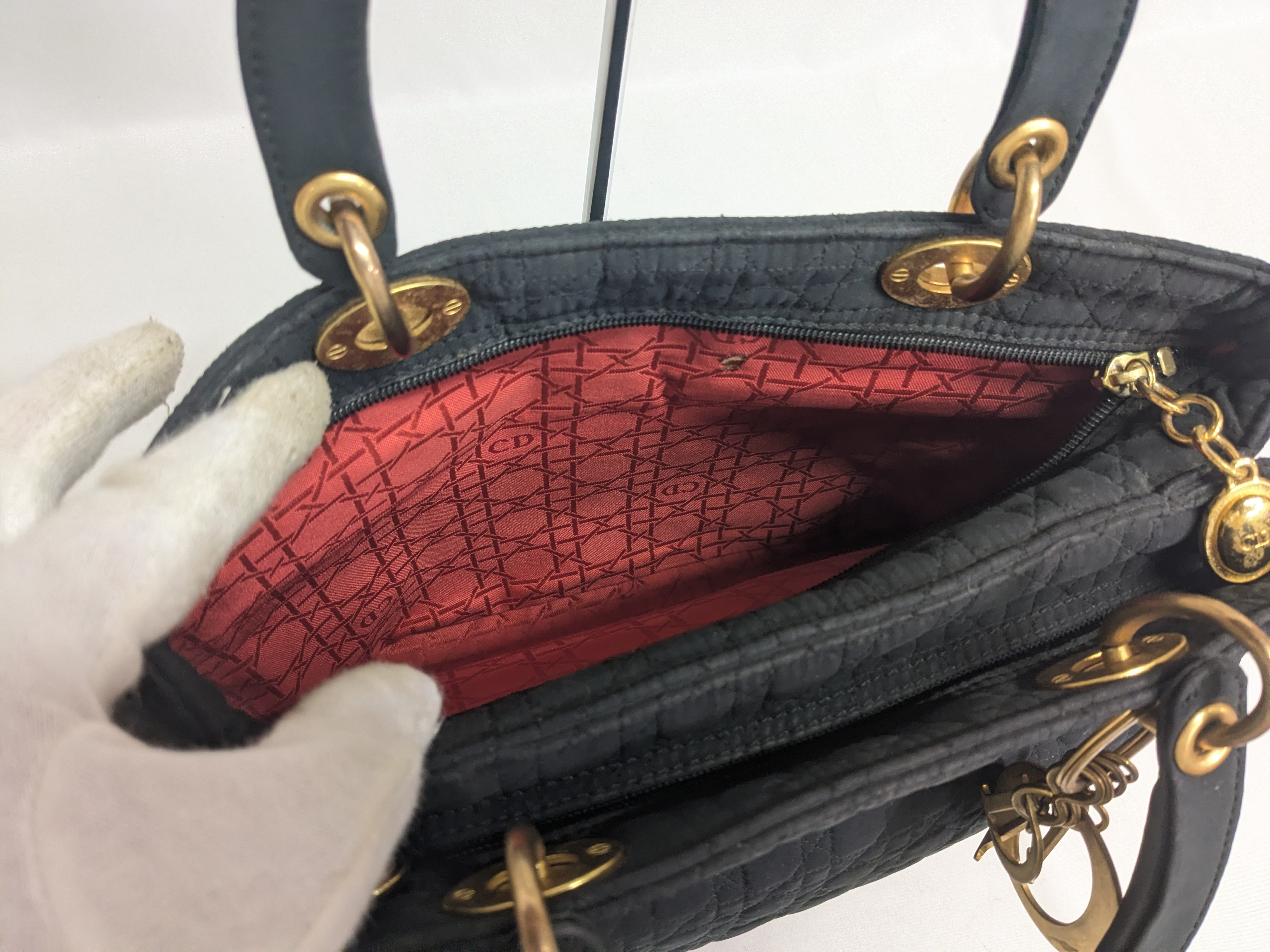 Lady Dior Cannage Handbag — view 6
