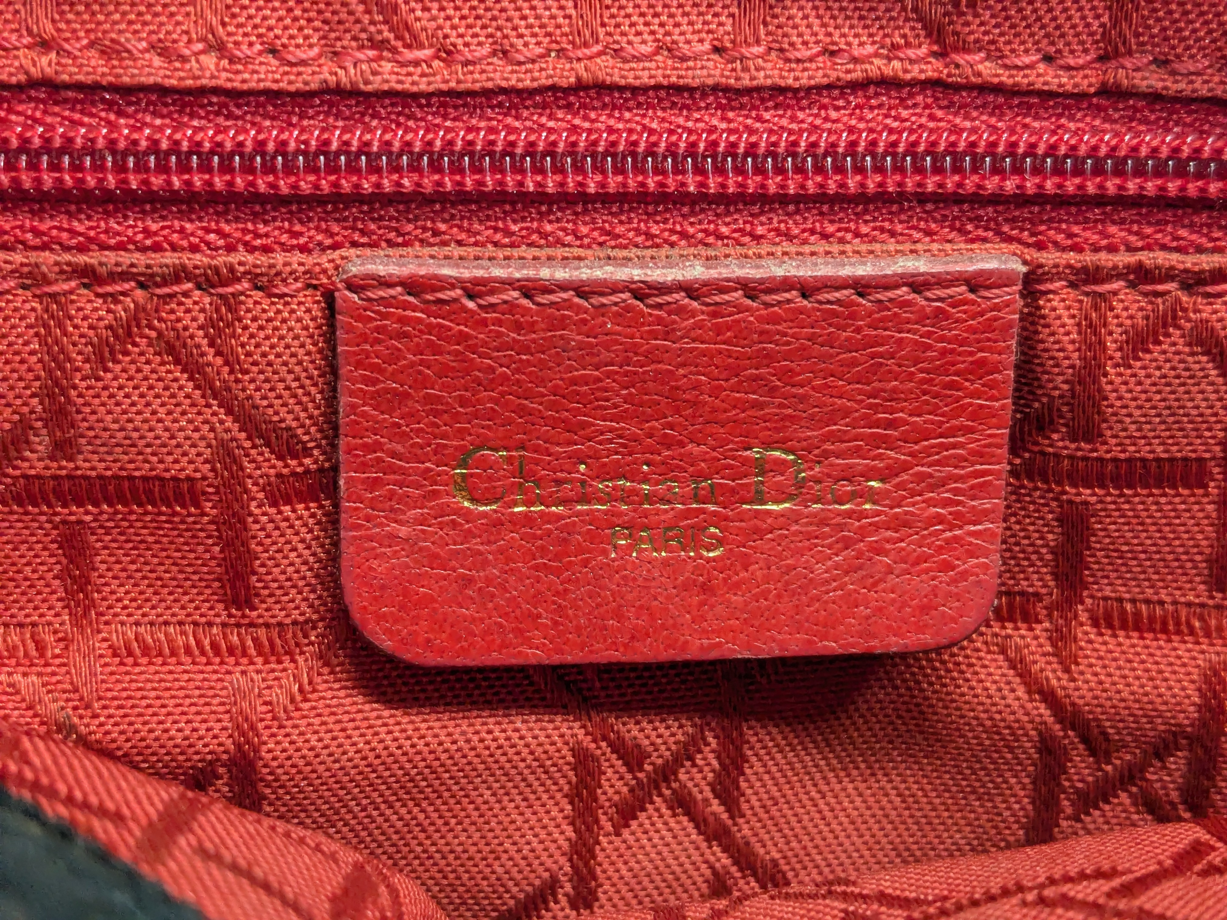 Lady Dior Cannage Handbag — view 8