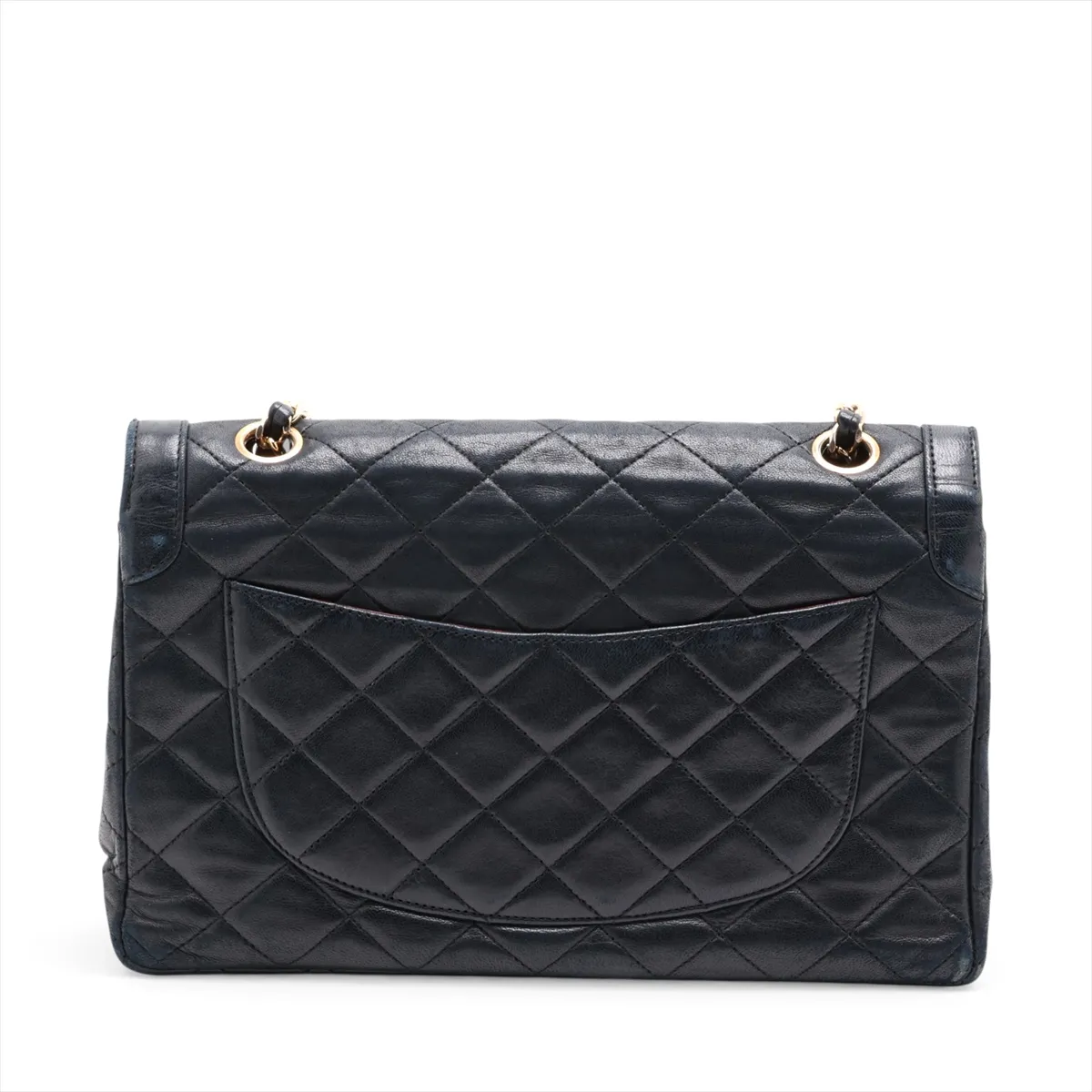 Matelassé Lambskin Double Flap Double Chain Bag, Paris Limited Edition, Black with Gold and Silver Hardware, 0475205 (Serial Number 0) — view 2
