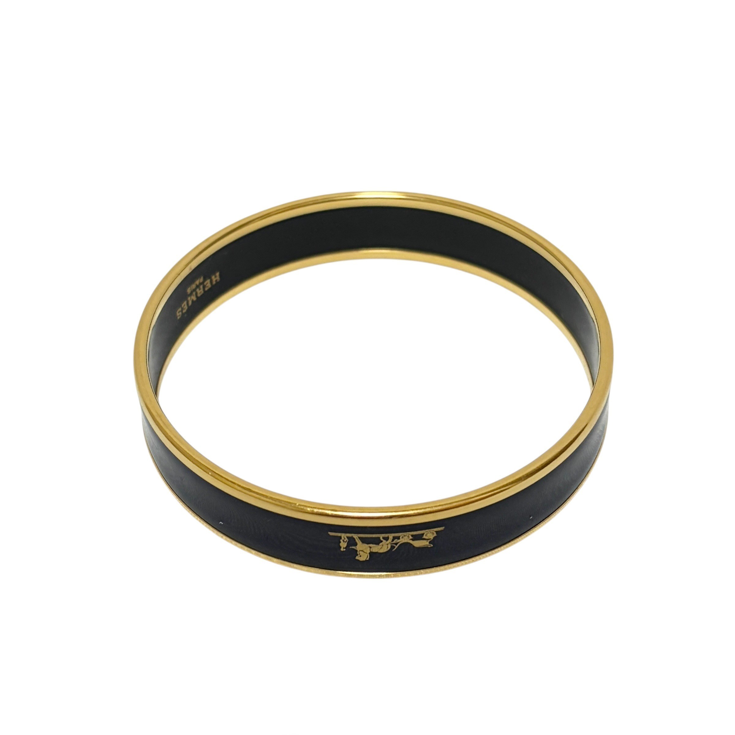 Enamel PM Bangle, Enamel/Cloisonné, Wrist circumference approx. 19cm — view 5