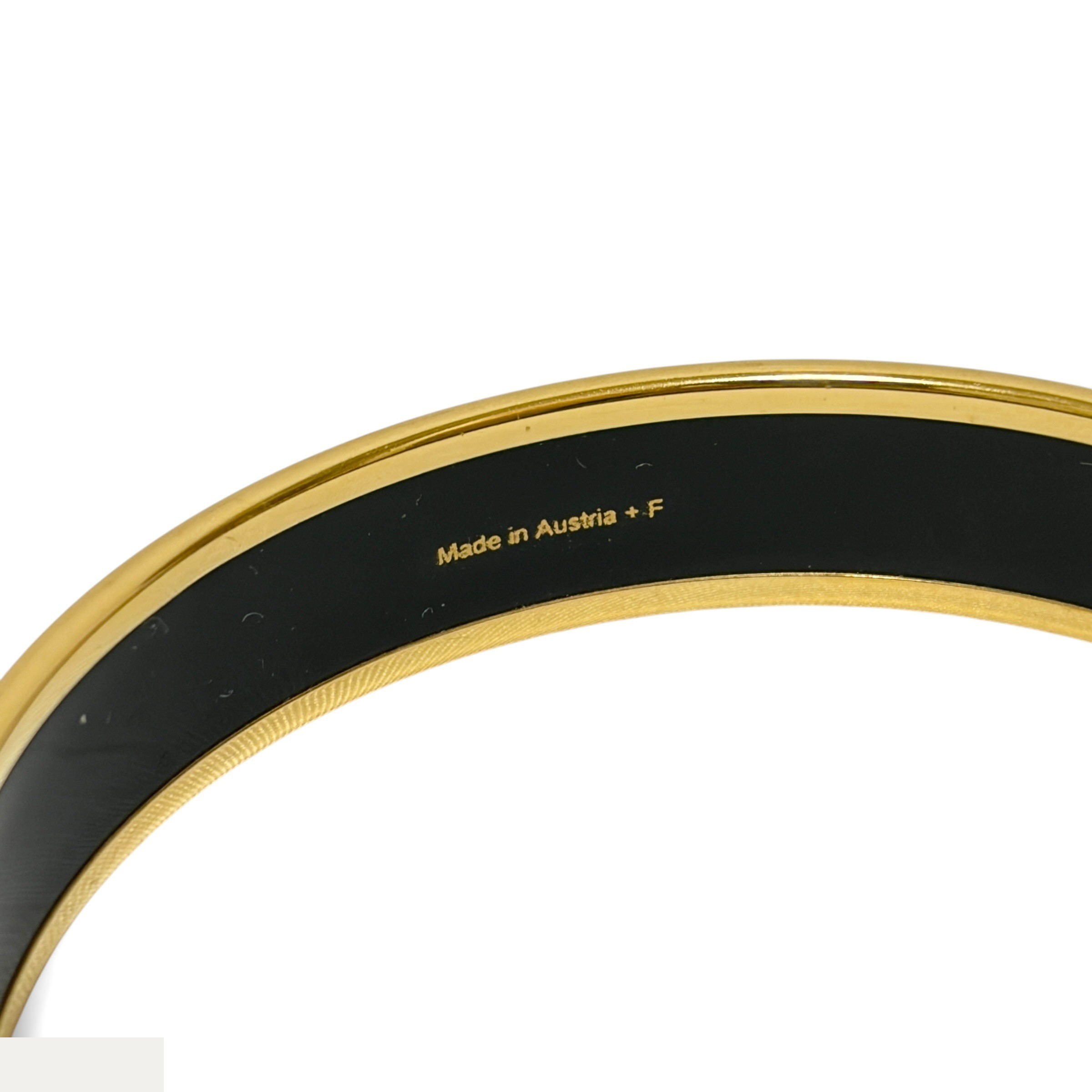 Enamel PM Bangle, Enamel/Cloisonné, Wrist circumference approx. 19cm — view 7