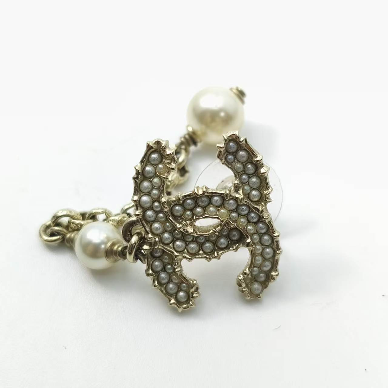 【*Shipped from: China*】CHANEL Plated Earrings/Piercings — view 3