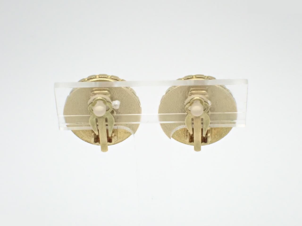 Vintage (precious metal) earrings — view 2