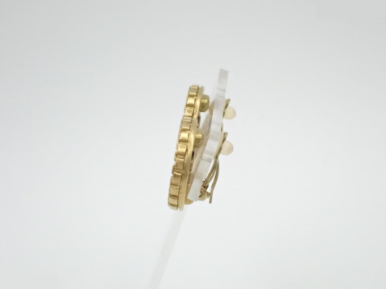 Vintage (precious metal) earrings — view 3
