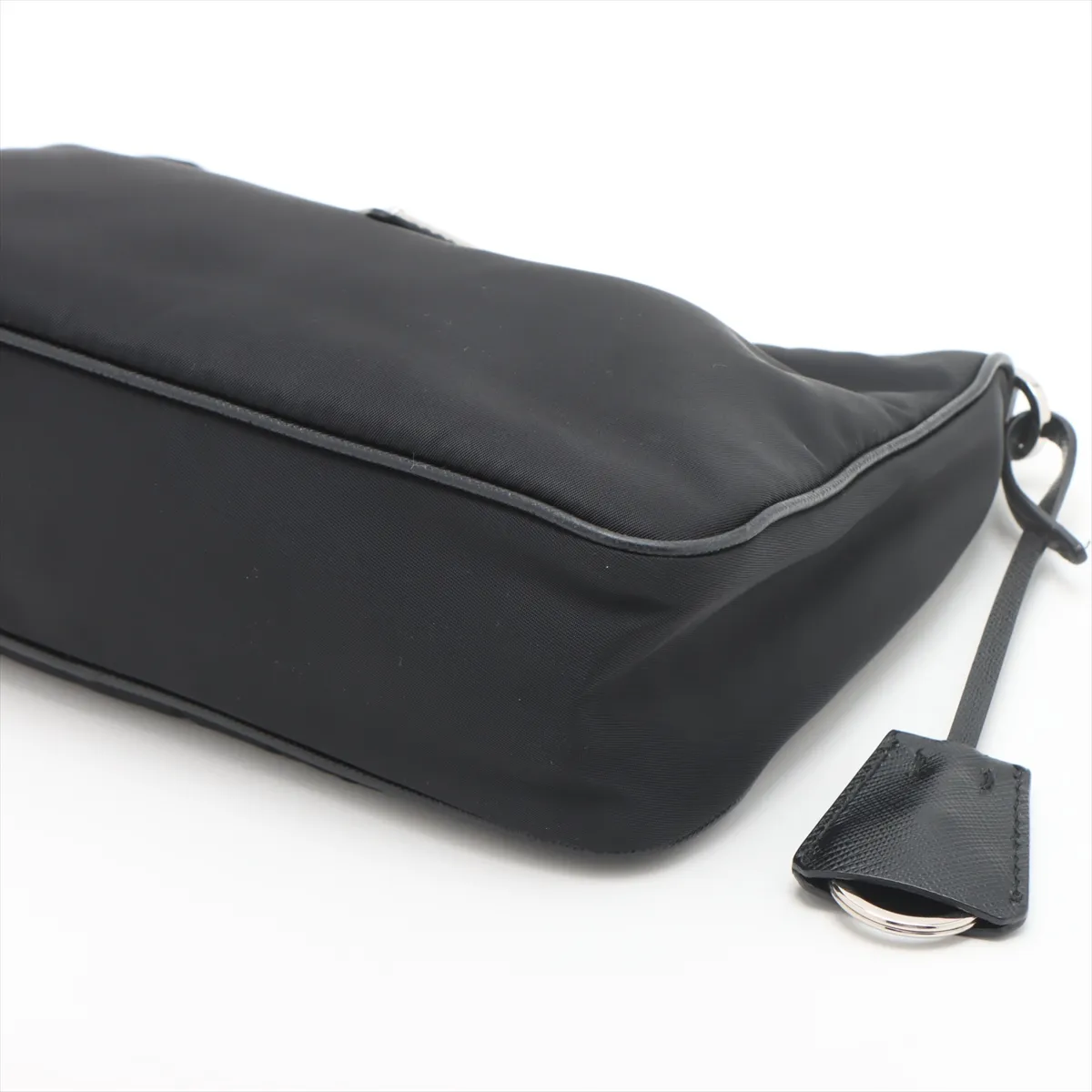 Tessuto Tattoo Nylon Shoulder Bag Black 1BH204 — view 3