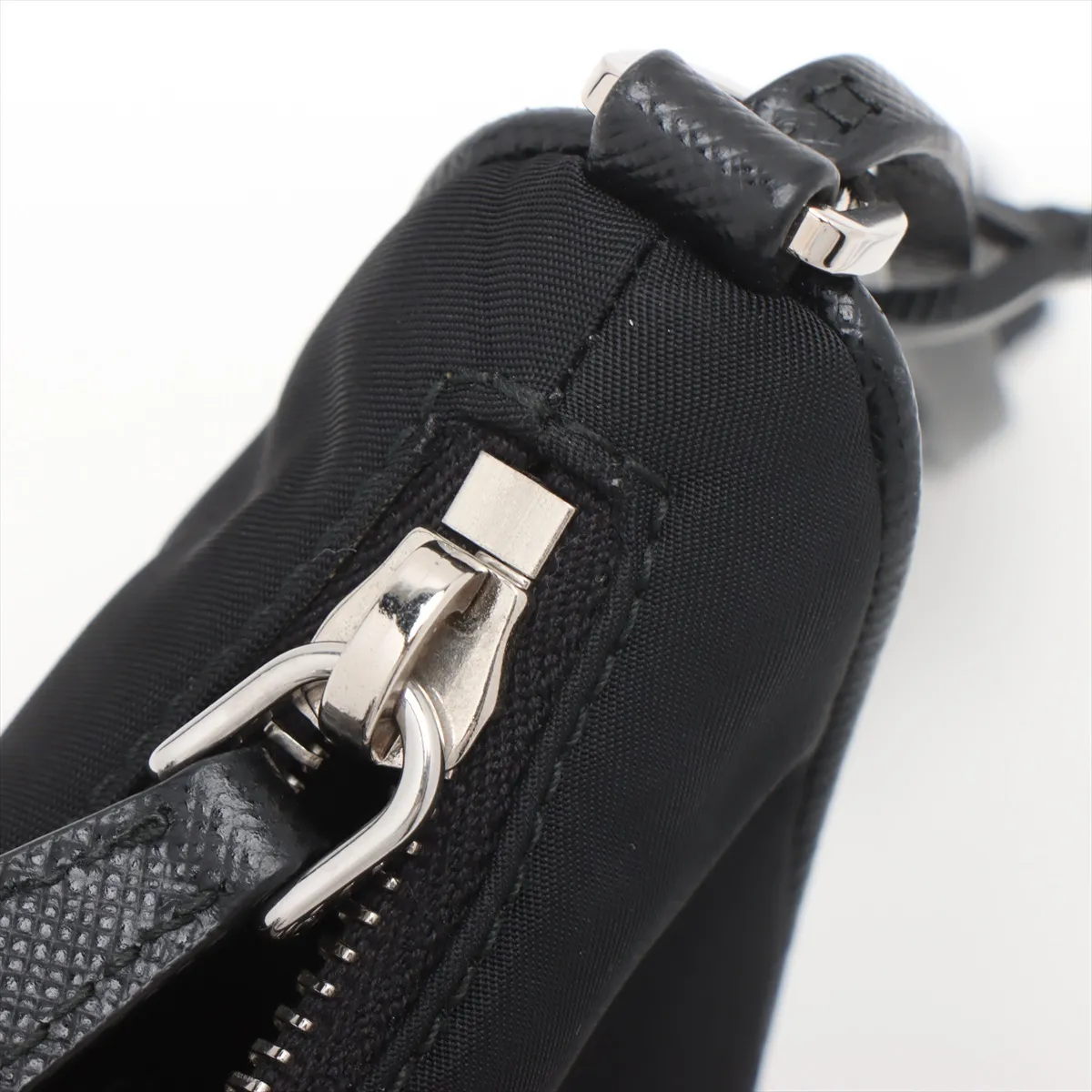 Tessuto Tattoo Nylon Shoulder Bag Black 1BH204 — view 10