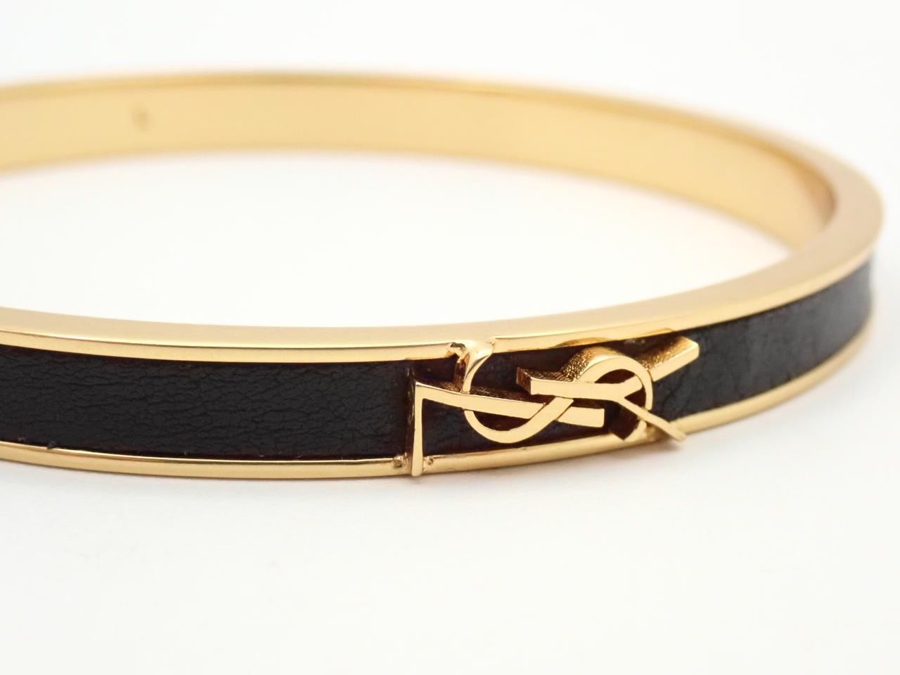 Unused YSL logo bangle L arm circumference approx. 24cm — view 3