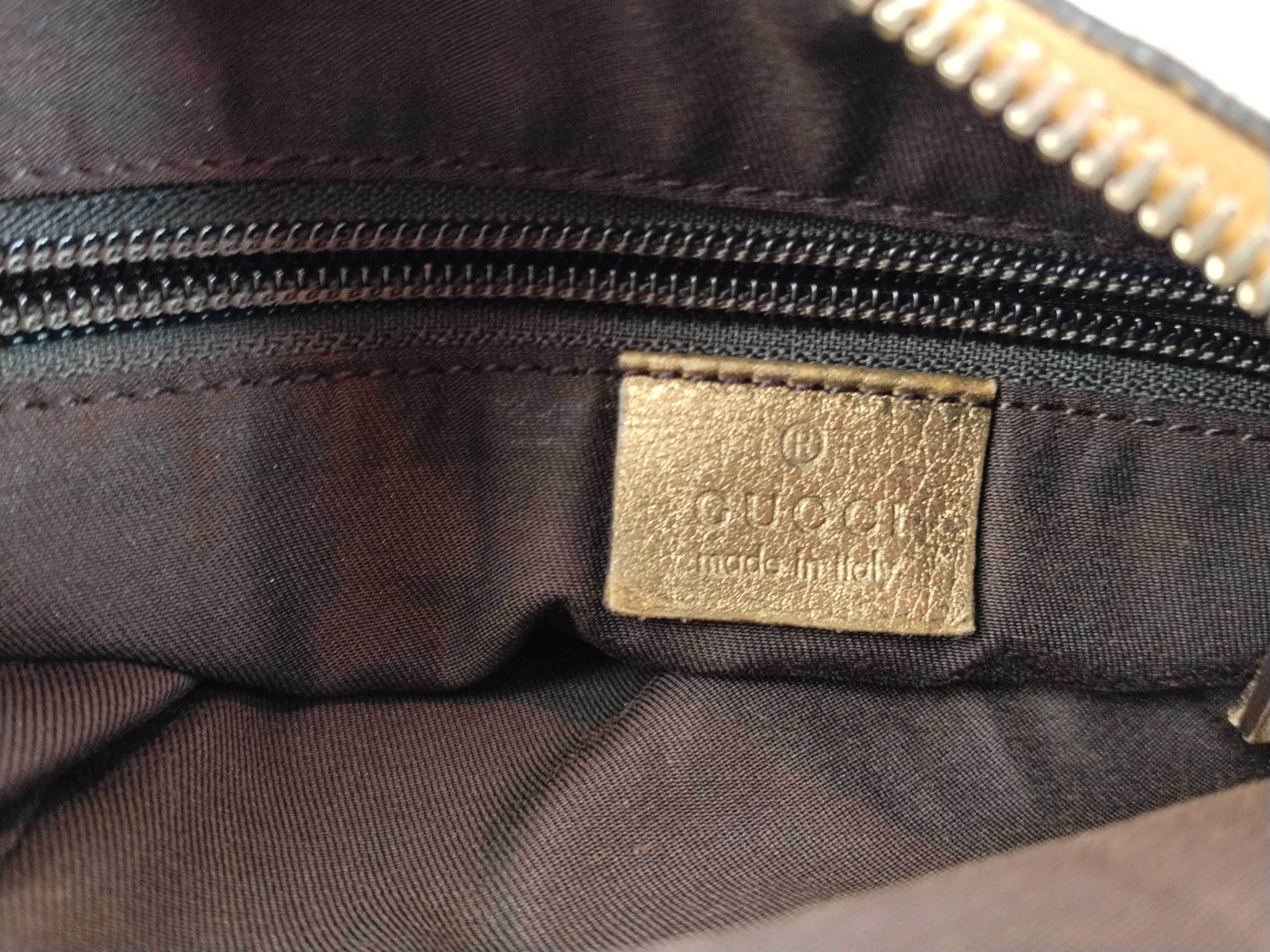 GG Canvas Shoulder Bag, Moon-shaped, 181092 — view 11