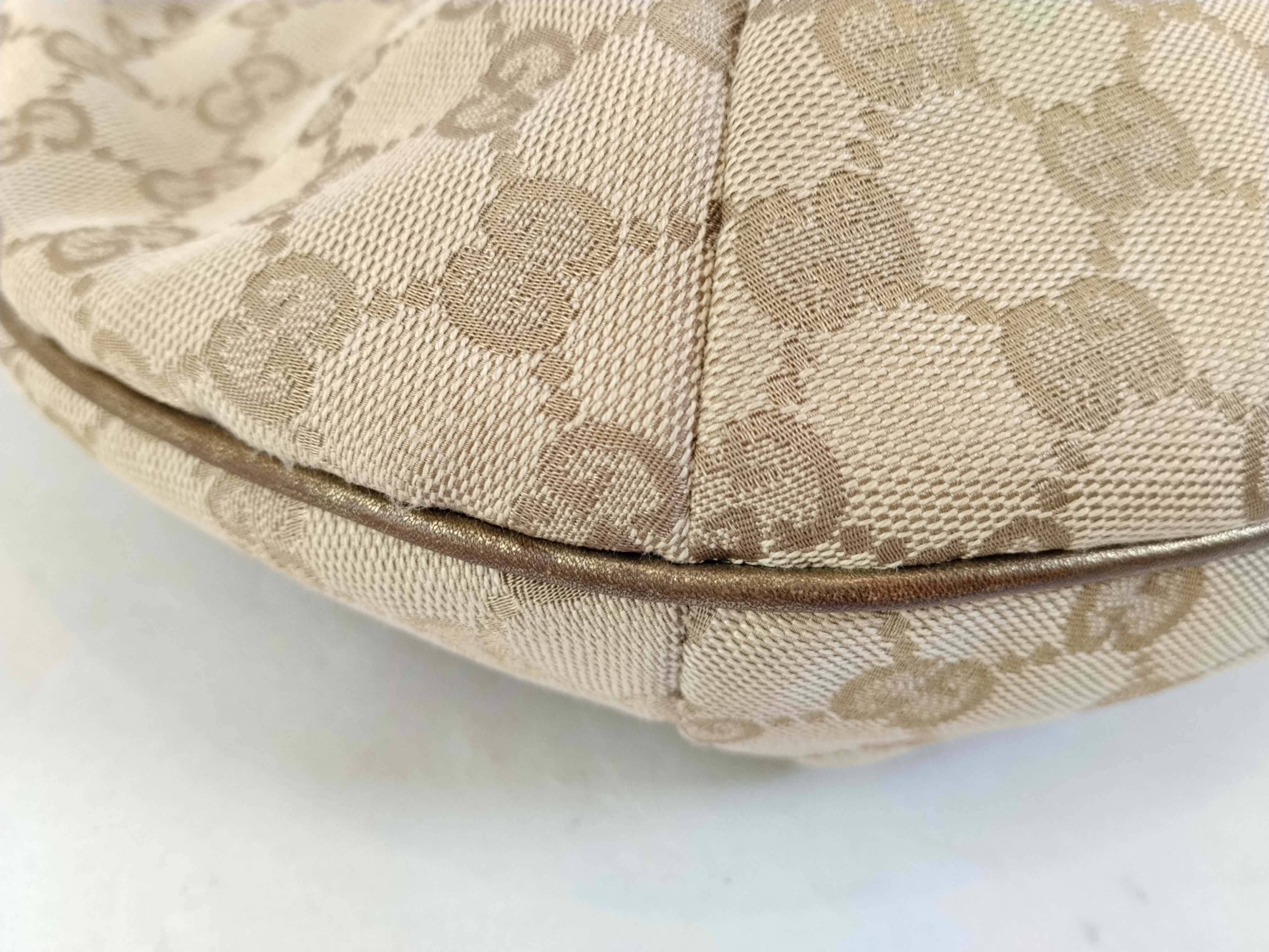 GG Canvas Shoulder Bag, Moon-shaped, 181092 — view 6