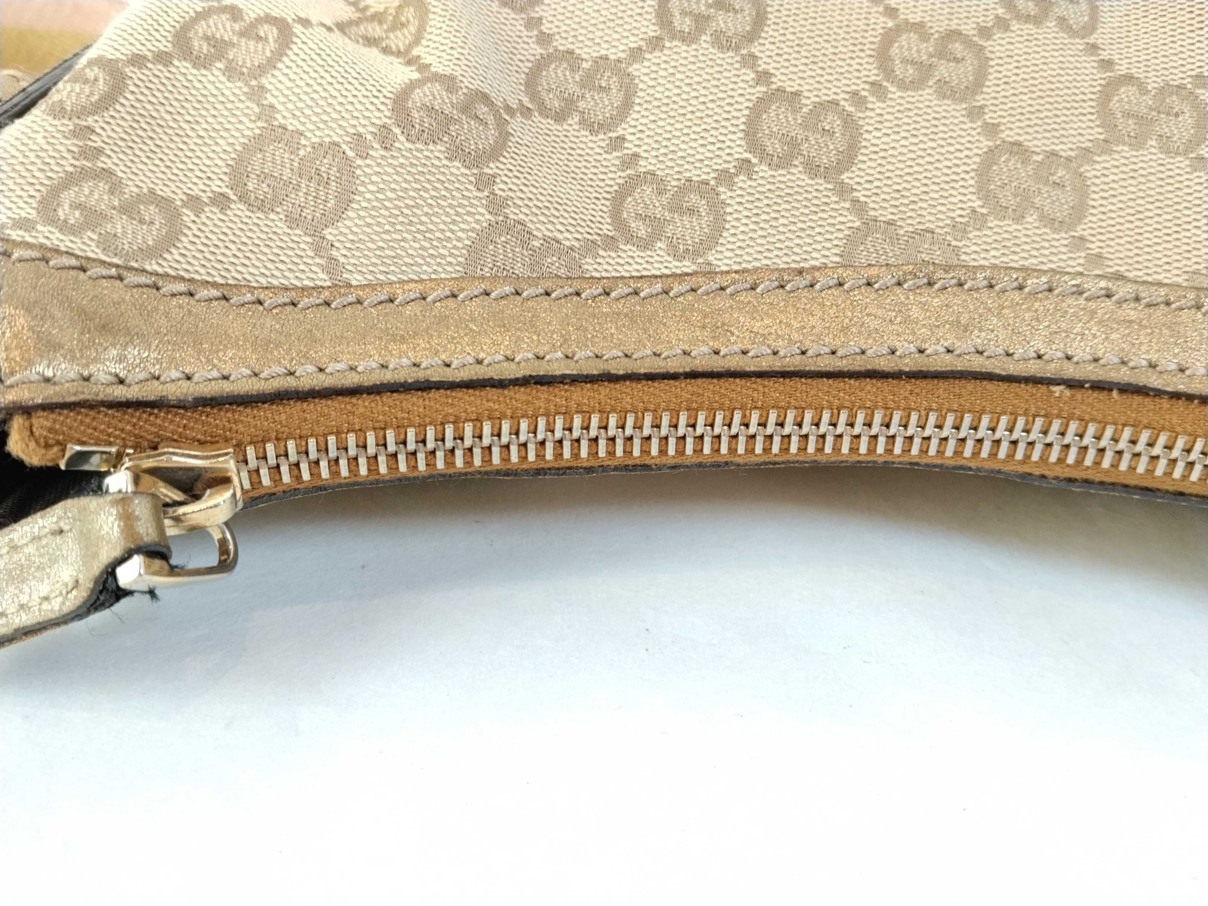 GG Canvas Shoulder Bag, Moon-shaped, 181092 — view 8