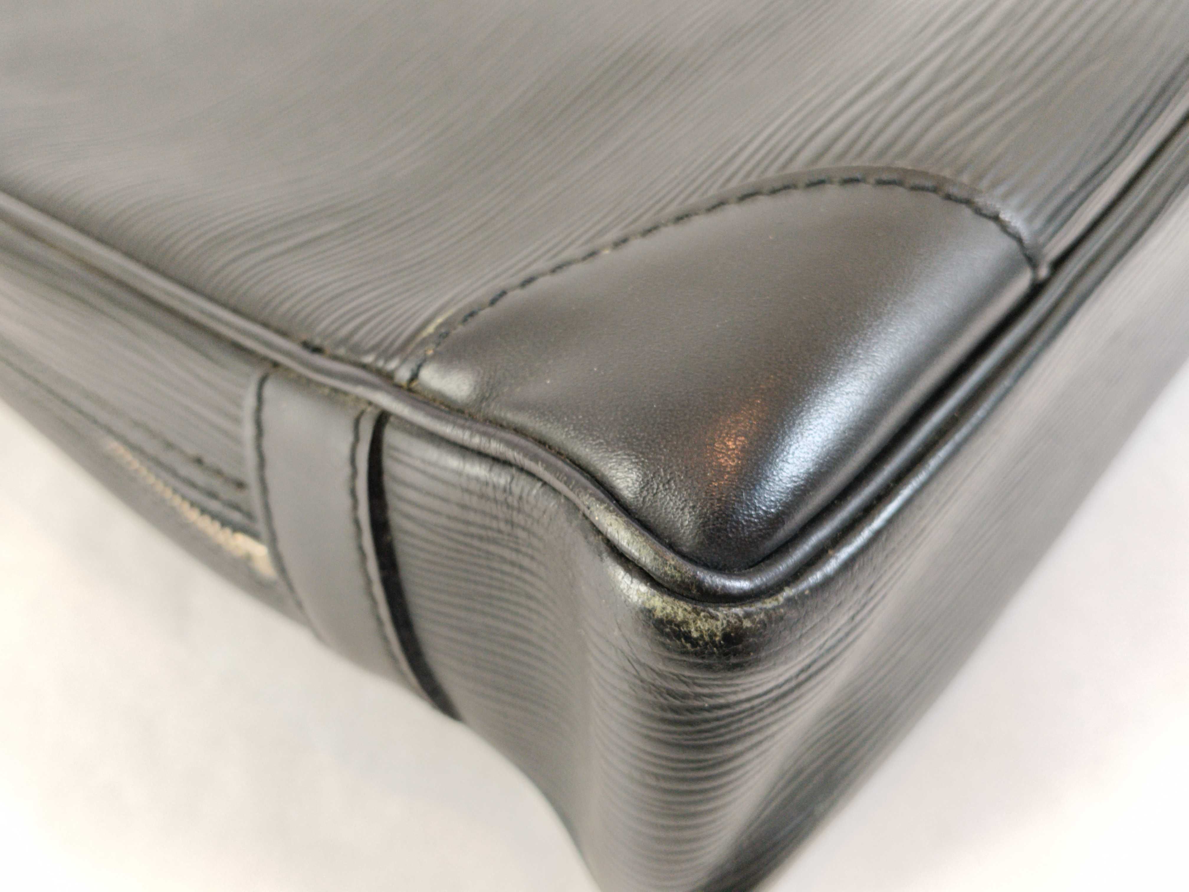 Epi Leather Portedocuments Voyage M59162 BA0026 Black Business Bag — view 7