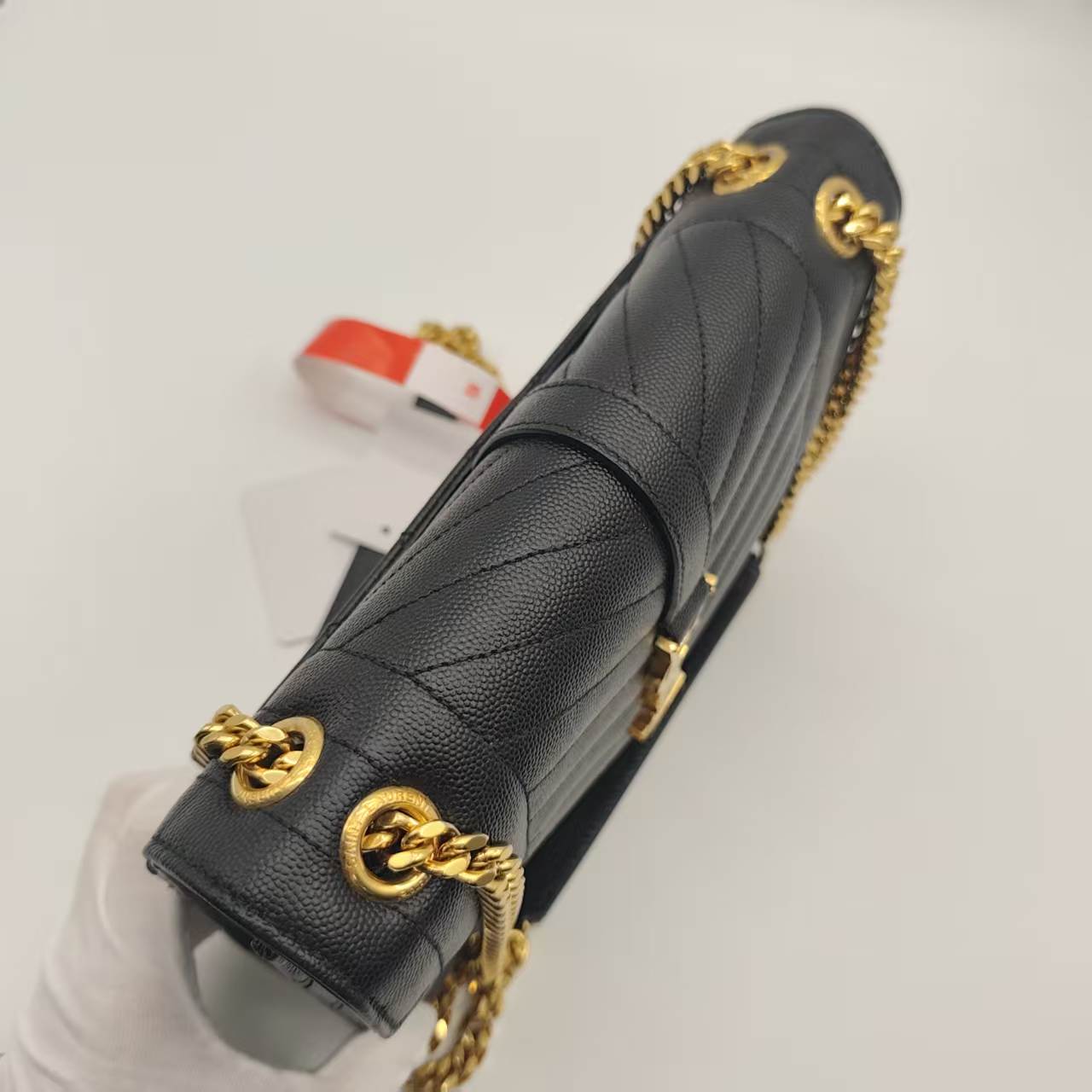 【*Shipped from: China*】SAINT LAURENT Envelope Leather Shoulder Bag — view 7