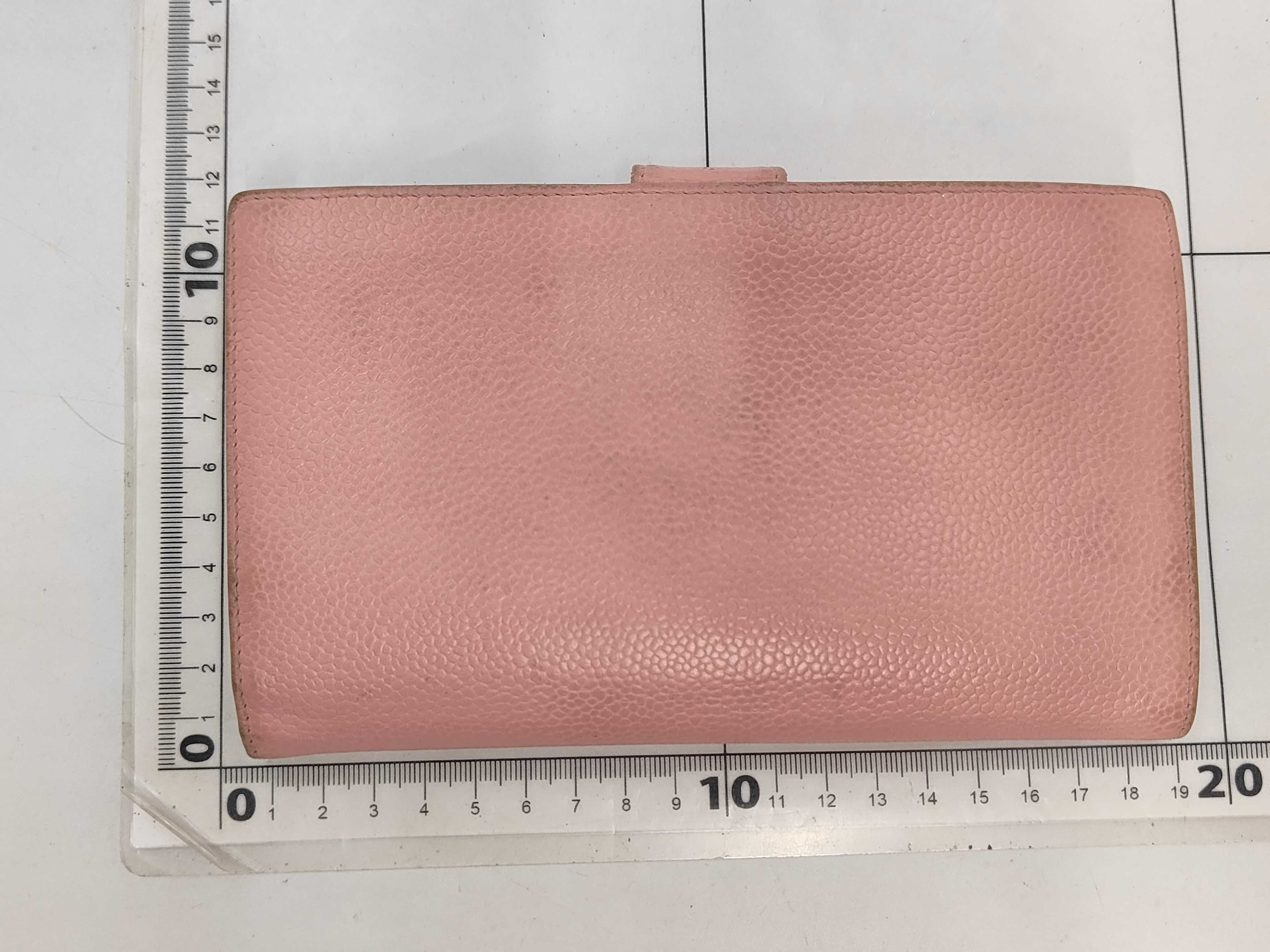 bi-fold long wallet, light pink, serial number 9 series wallet — view 2