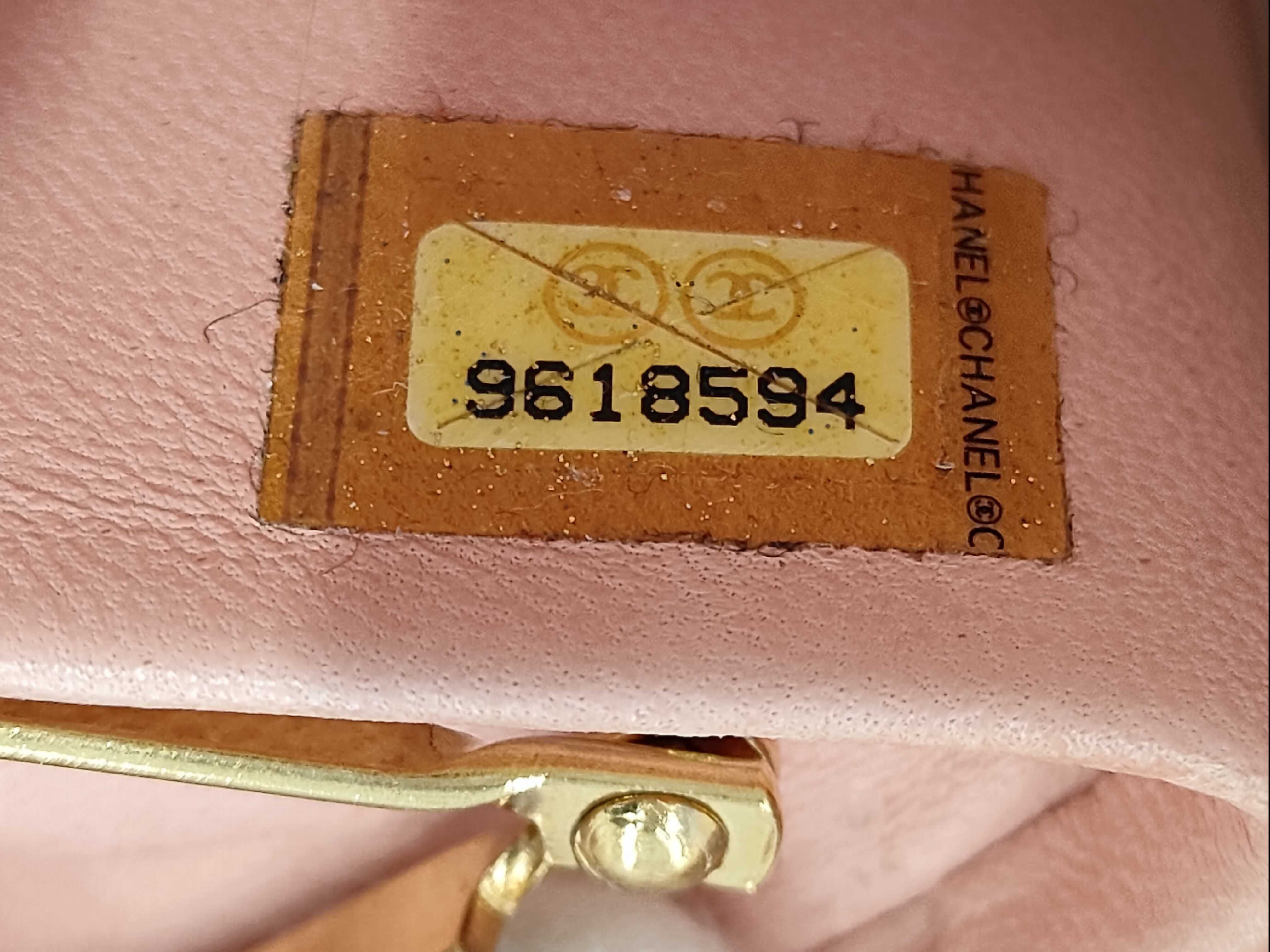 bi-fold long wallet, light pink, serial number 9 series wallet — view 8