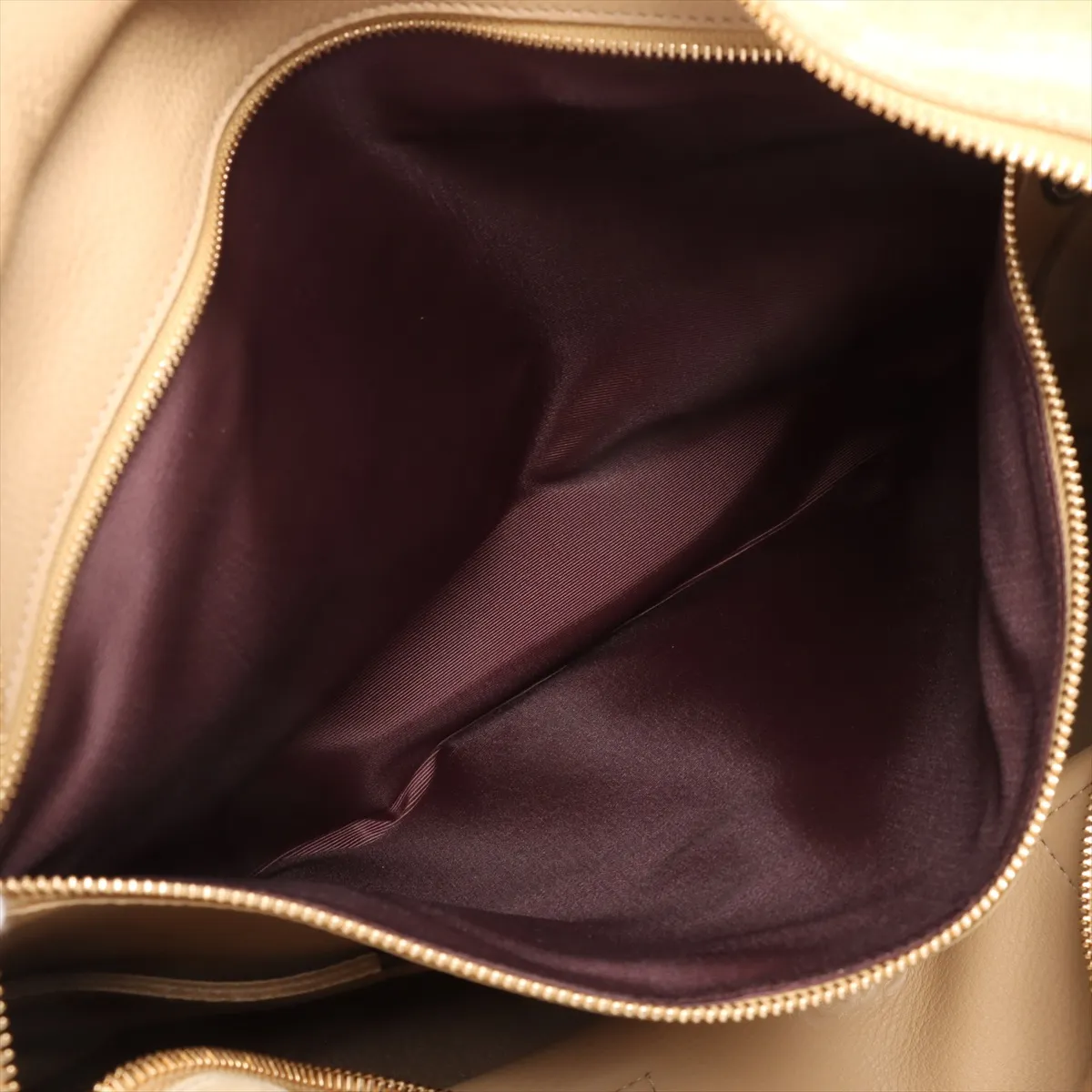 Amazona 50 Suede Handbag Beige x Brown — view 8
