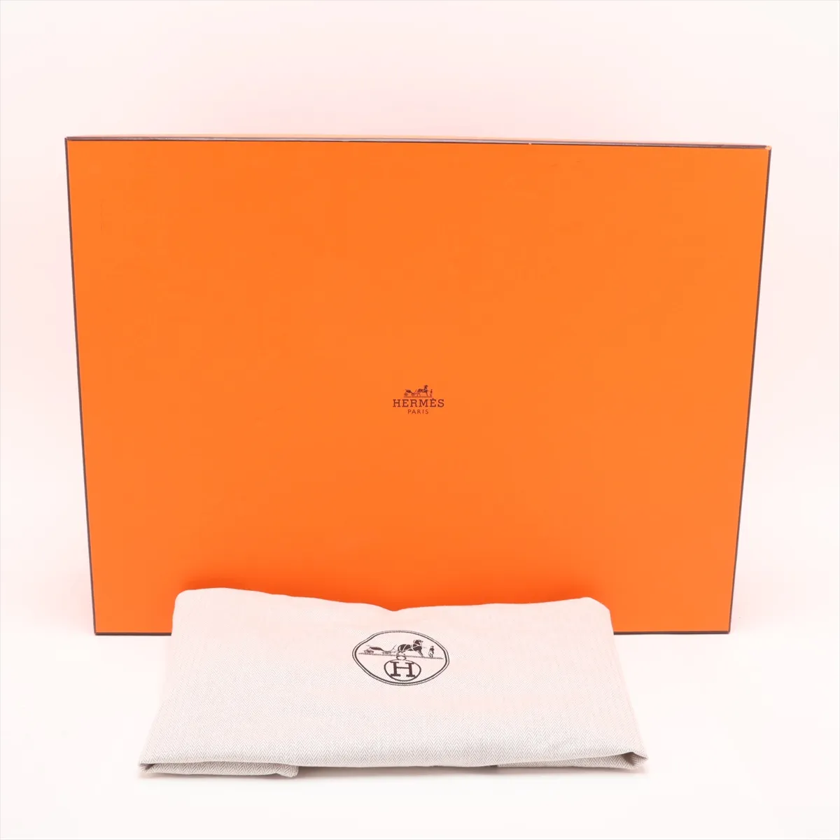 Hermès Double Sens 45 Taurillon Clemence Flamingo x Rouge Casaque Silver Hardware Q: 2013 — view 9