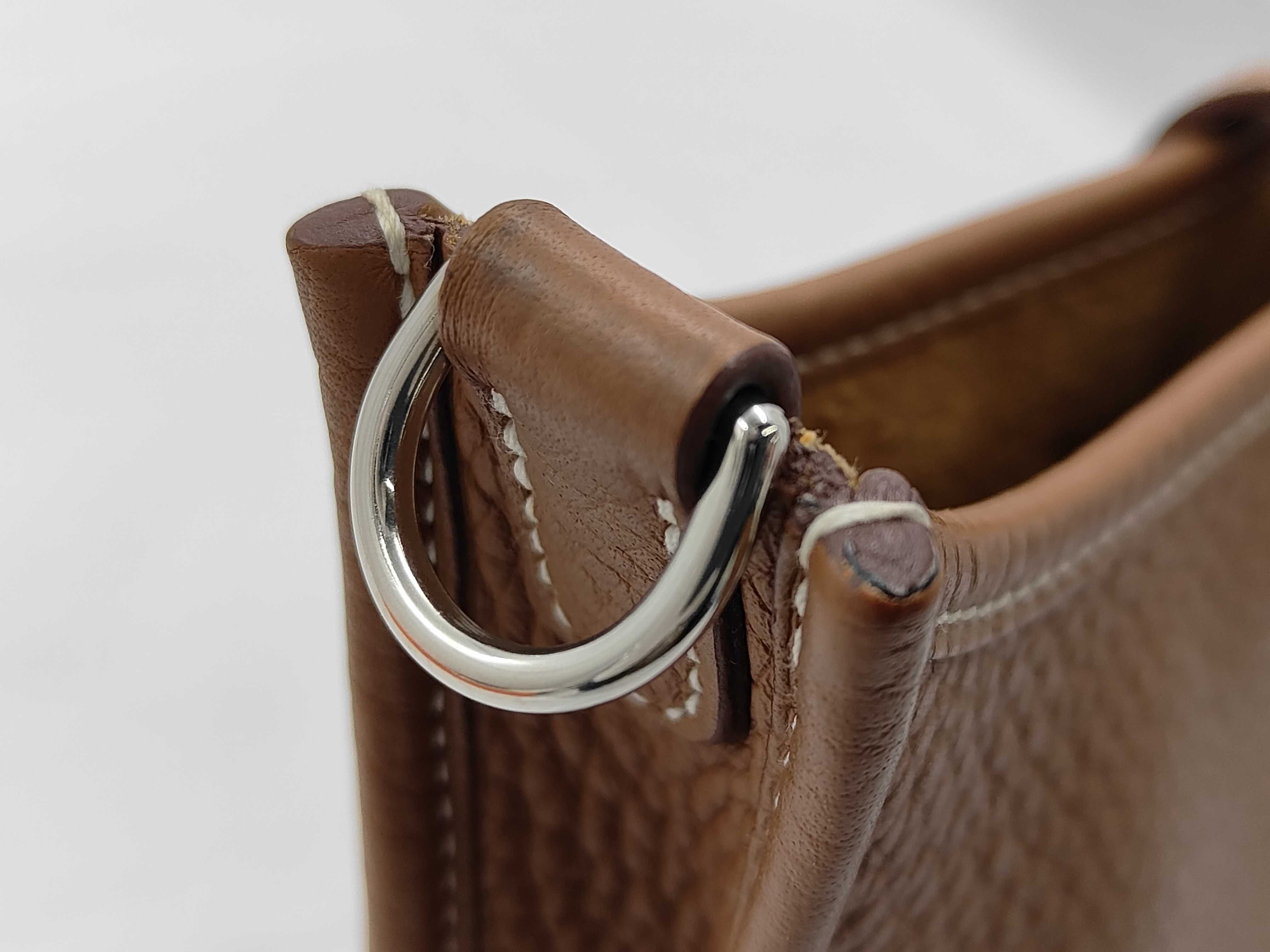 Mini Evelyne Amazone 16 TPM Taurillon Clemence Leather Gold Silver Hardware W Stamp Shoulder Bag — view 3