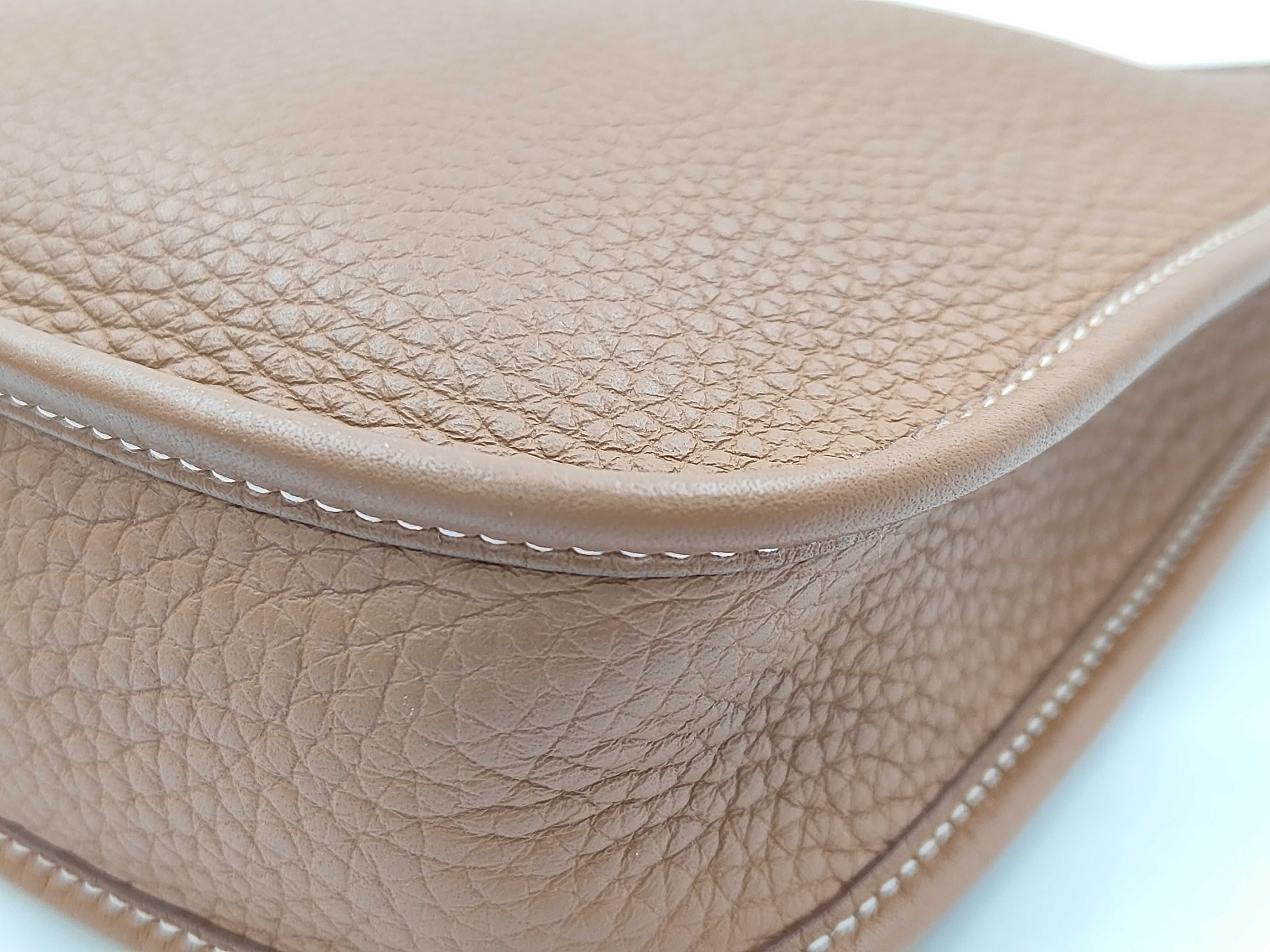 Mini Evelyne Amazone 16 TPM Taurillon Clemence Leather Gold Silver Hardware W Stamp Shoulder Bag — view 4