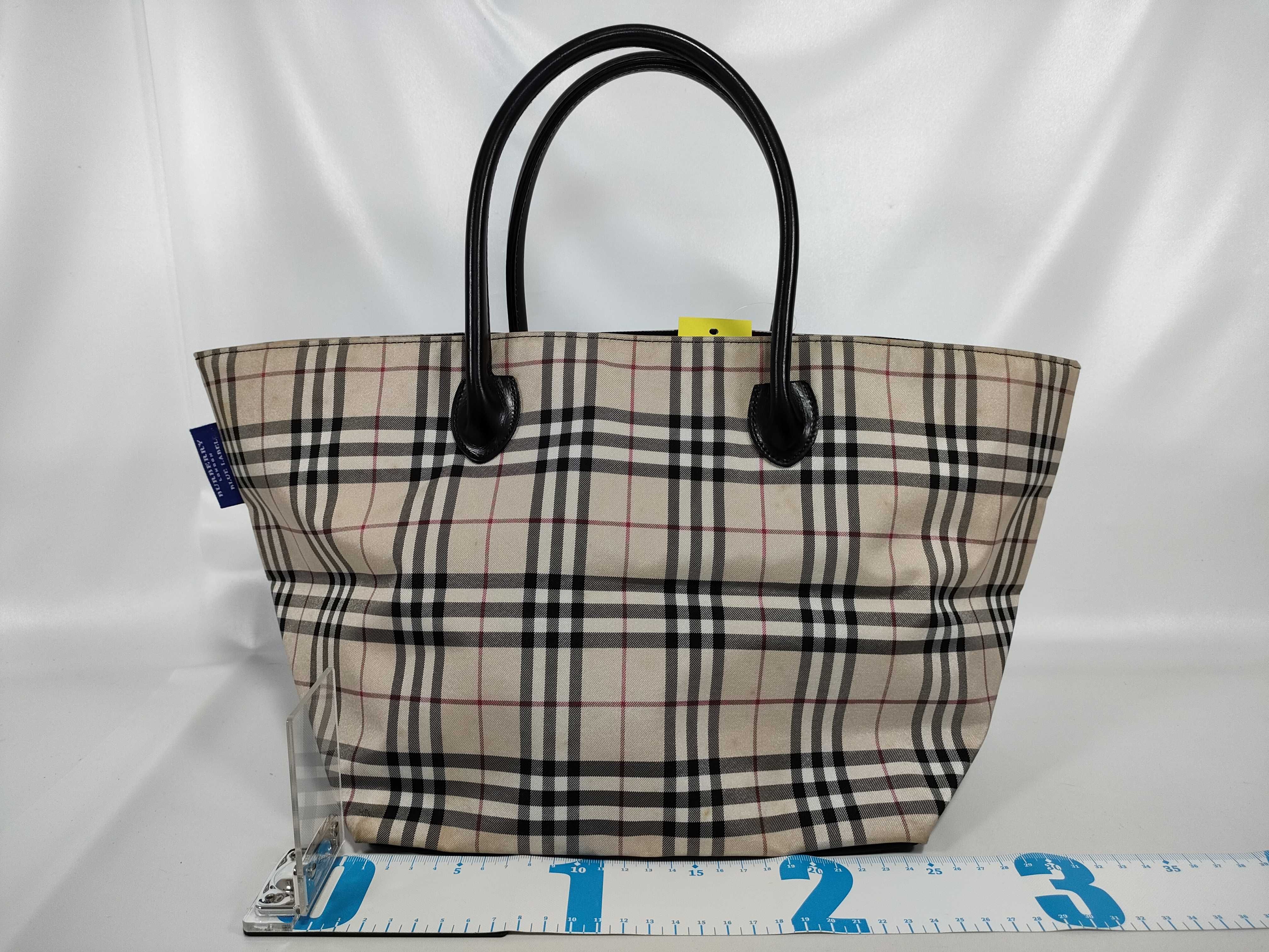 Blue Label Tote Bag, Blue Label Nova Check Handbag — view 2
