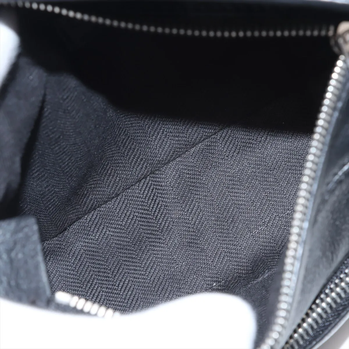 Puzzle Bum Bag Small Leather Body Bag Black — view 6