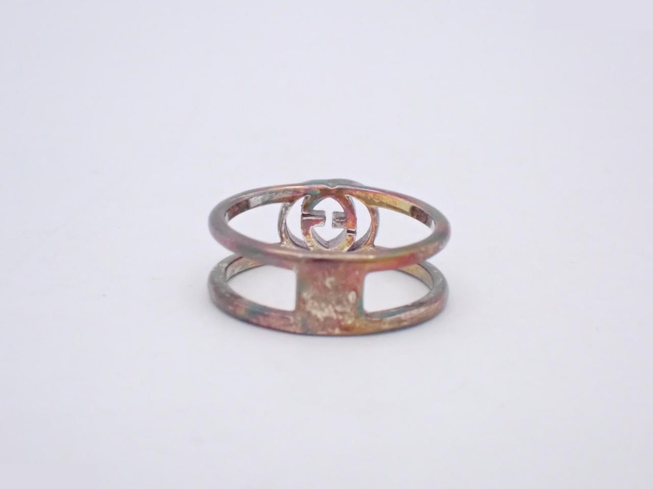 Interlocking G Ring, Size 49, Ag925/2.4g — view 2