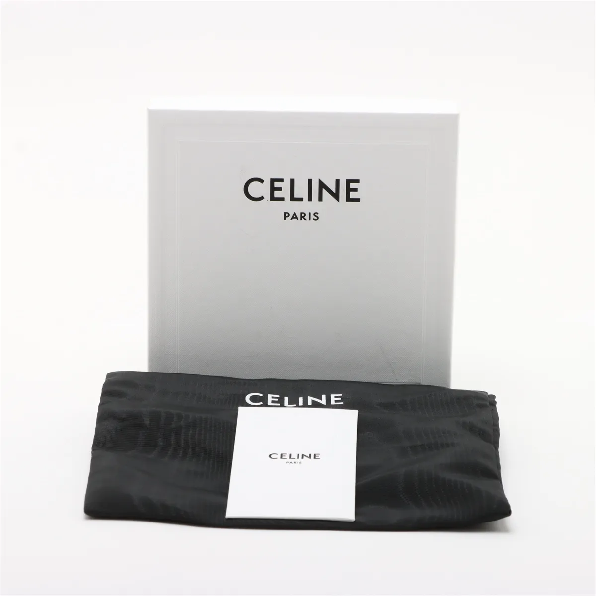 Triomphe Mini Claude Leather Shoulder Bag Black — view 8
