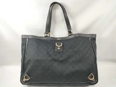 GG Canvas Abbey Tote Bag 141472 Black W38cm Tote Bag
