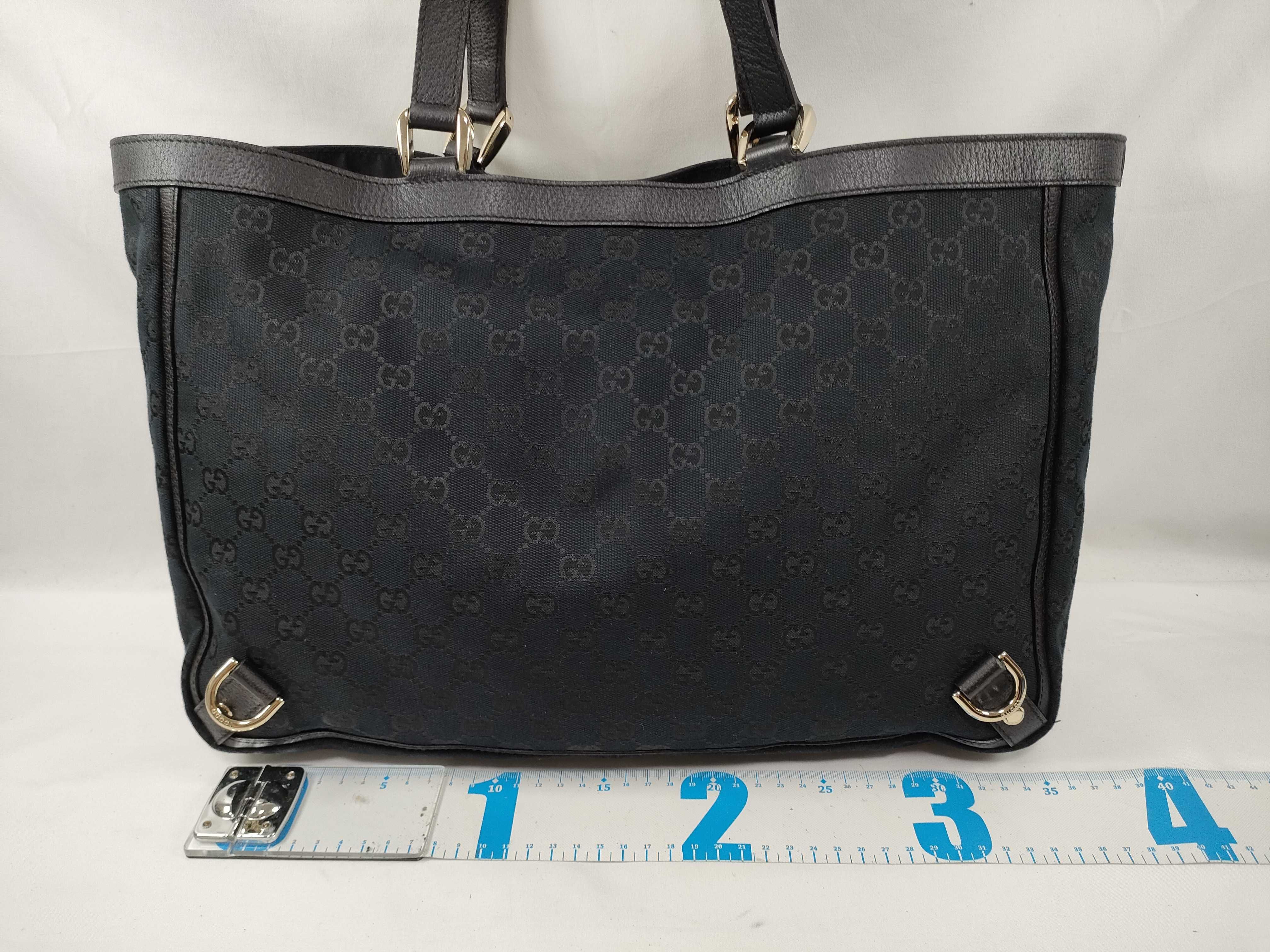 GG Canvas Abbey Tote Bag 141472 Black W38cm Tote Bag — view 2