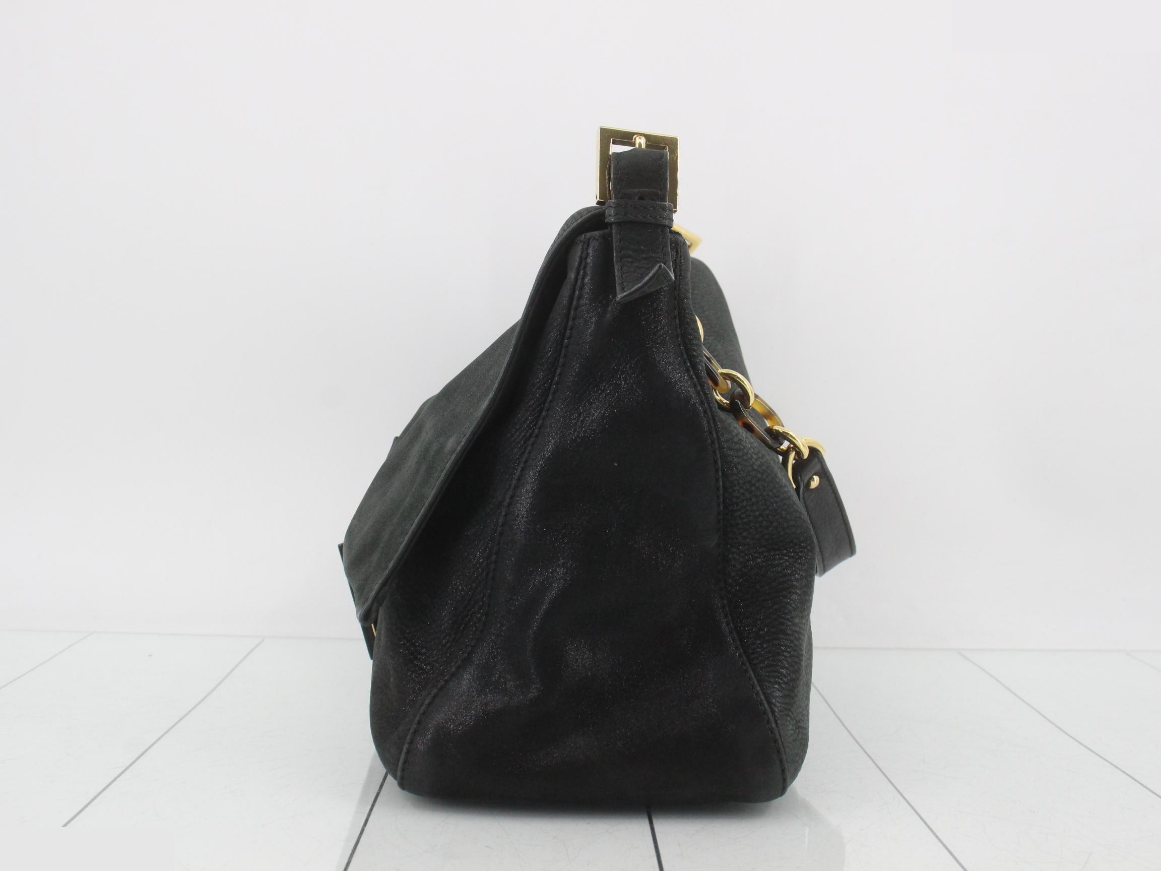 Other lines: Bags & Shoulder Bags - Mamma Baguette - Black Tortoiseshell — view 3