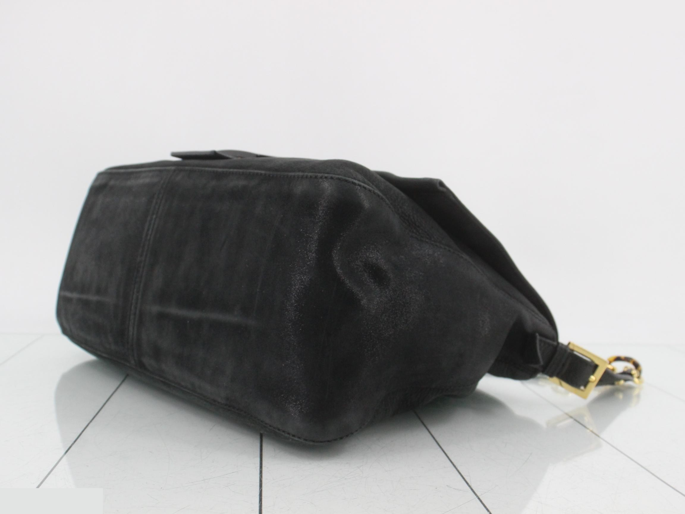 Other lines: Bags & Shoulder Bags - Mamma Baguette - Black Tortoiseshell — view 6