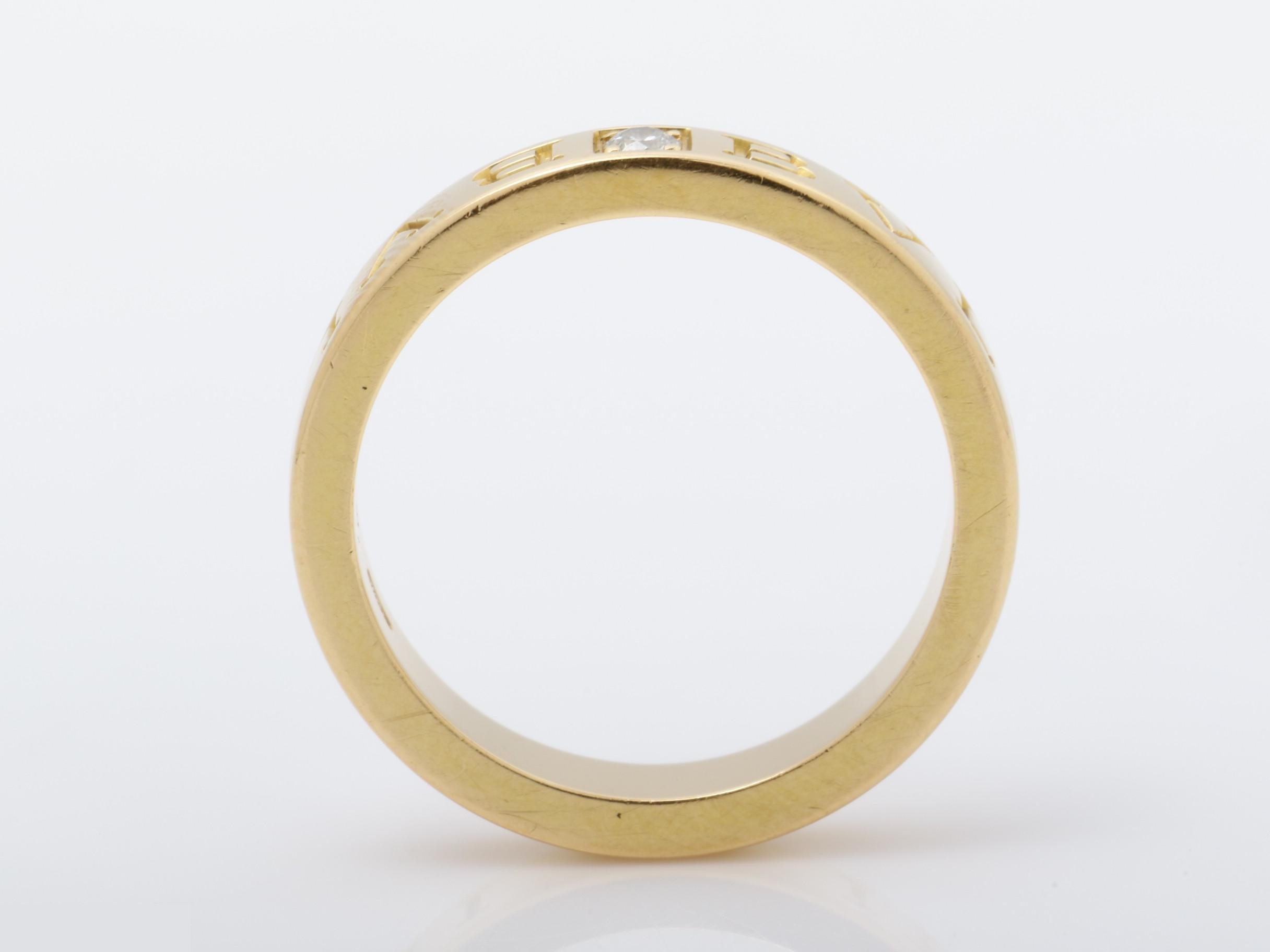 750PG Diamond Ring, 6.8g, Size #13.5 — view 5