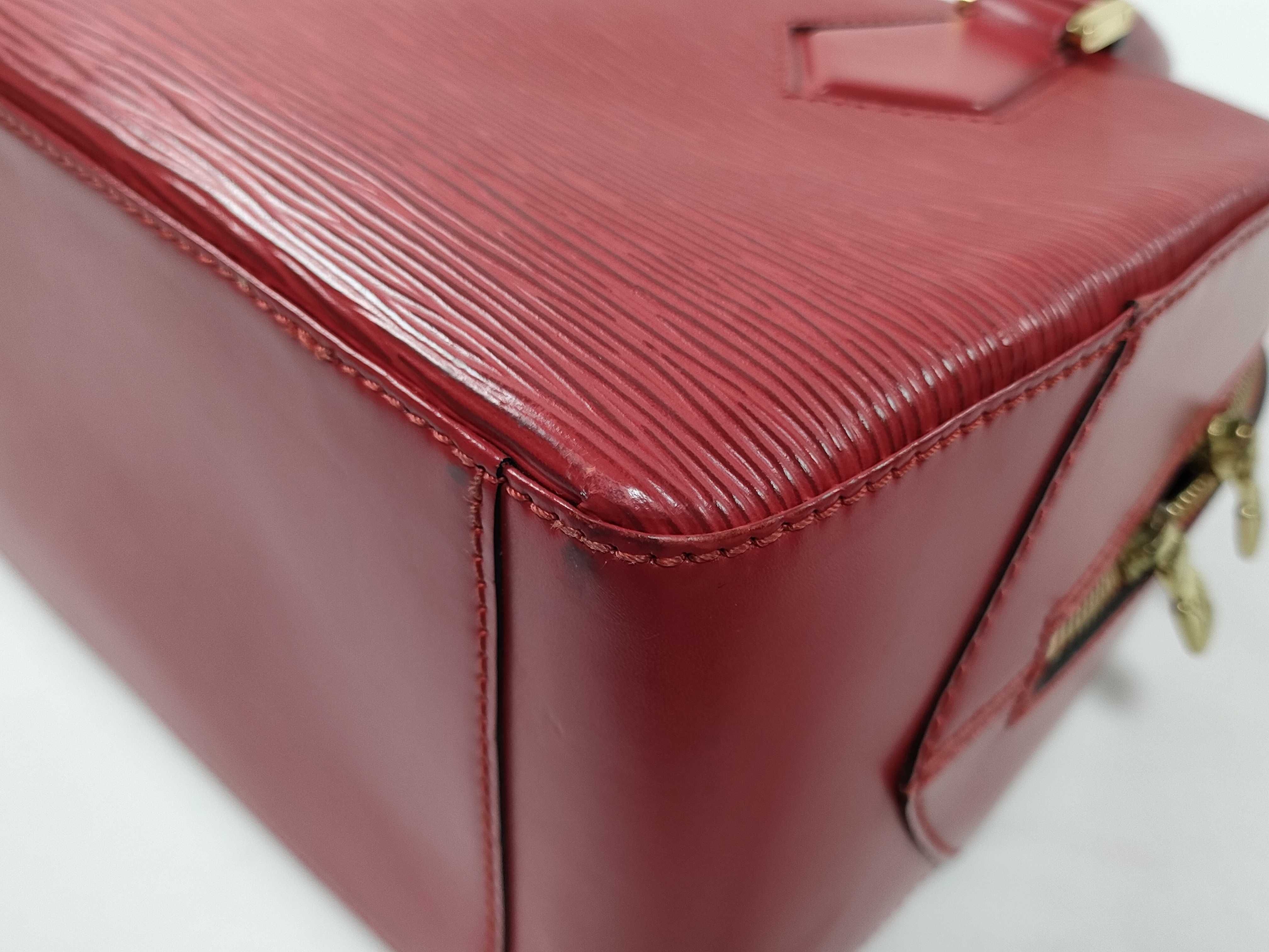 Epi M52047 Epi Sablon Castilian Red Handbag — view 9