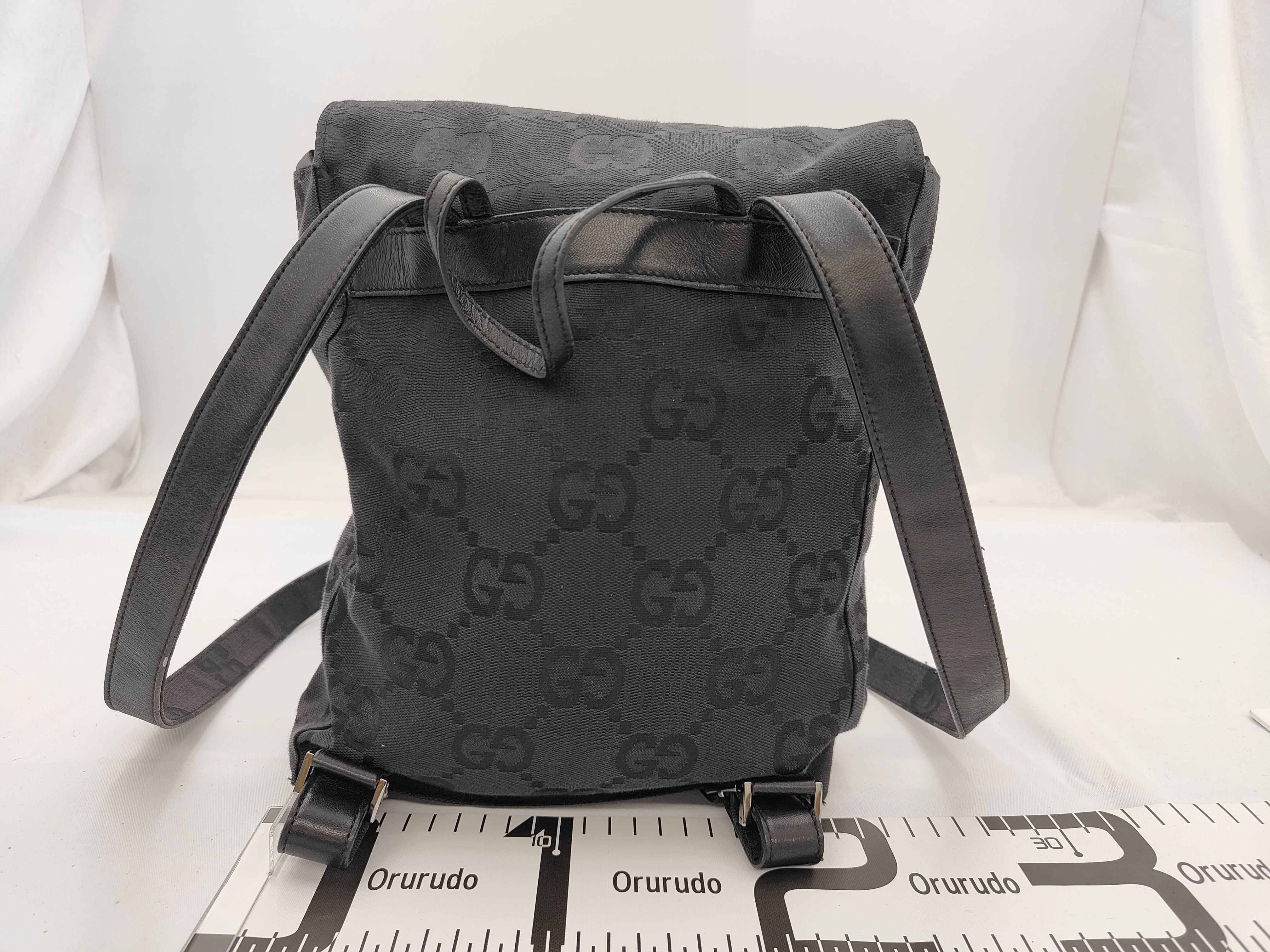 GG Canvas 002113 Black Backpack — view 2