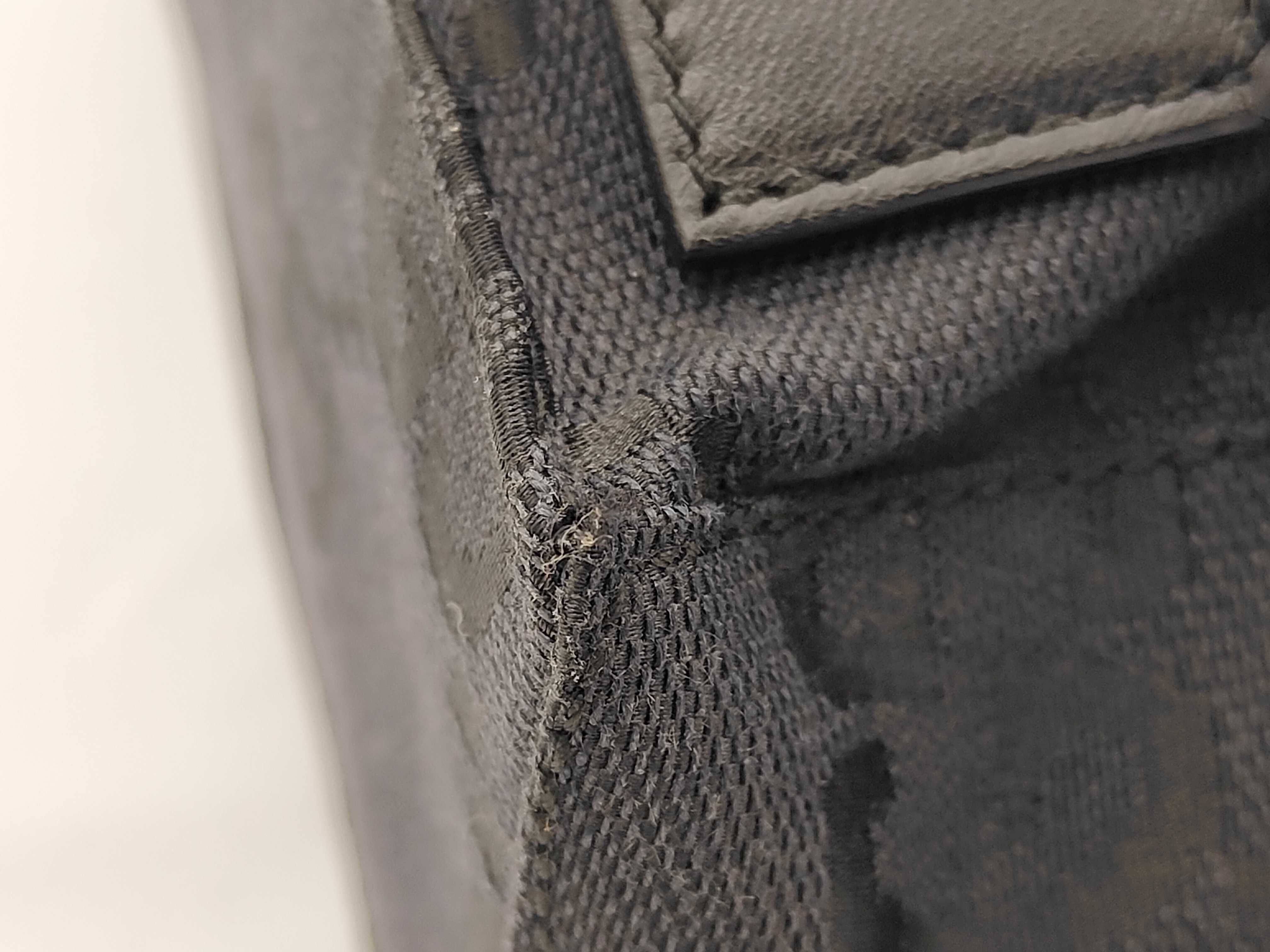GG Canvas 002113 Black Backpack — view 12