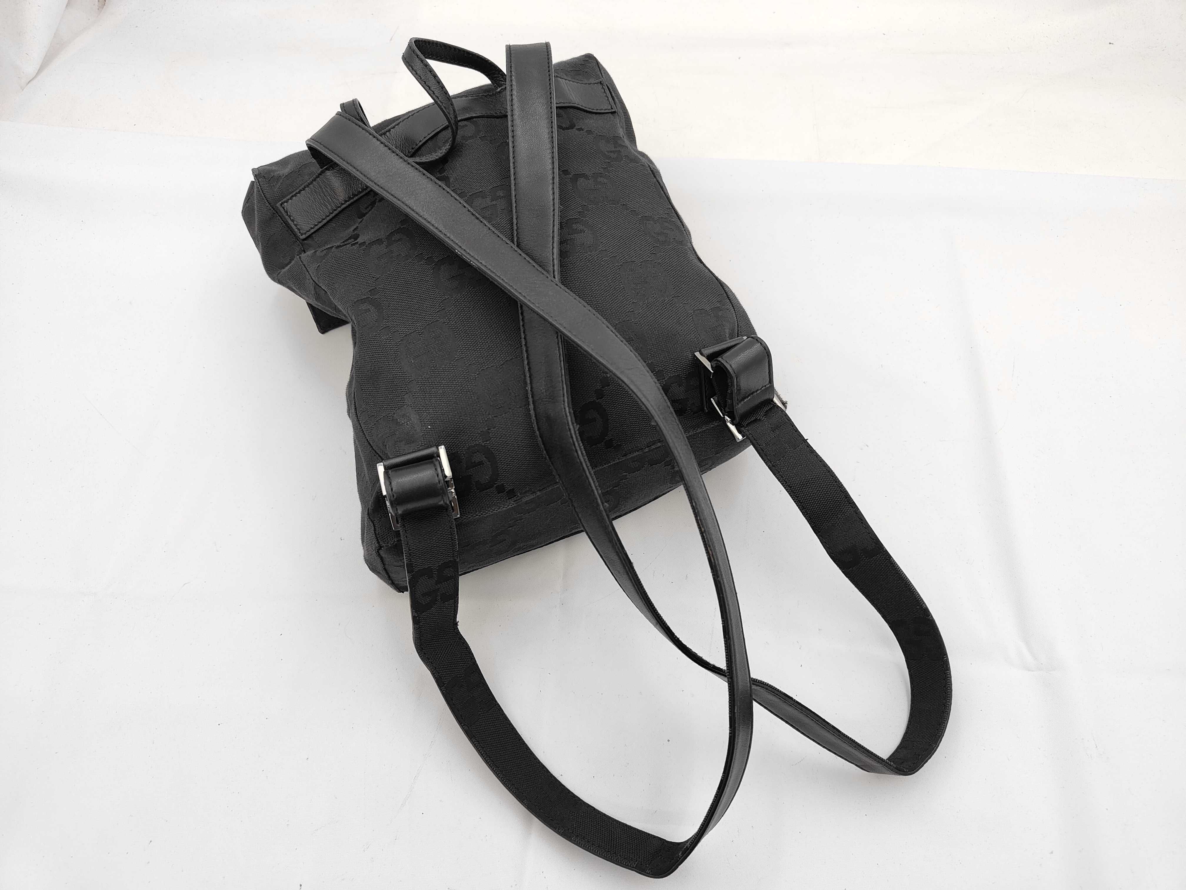 GG Canvas 002113 Black Backpack — view 3