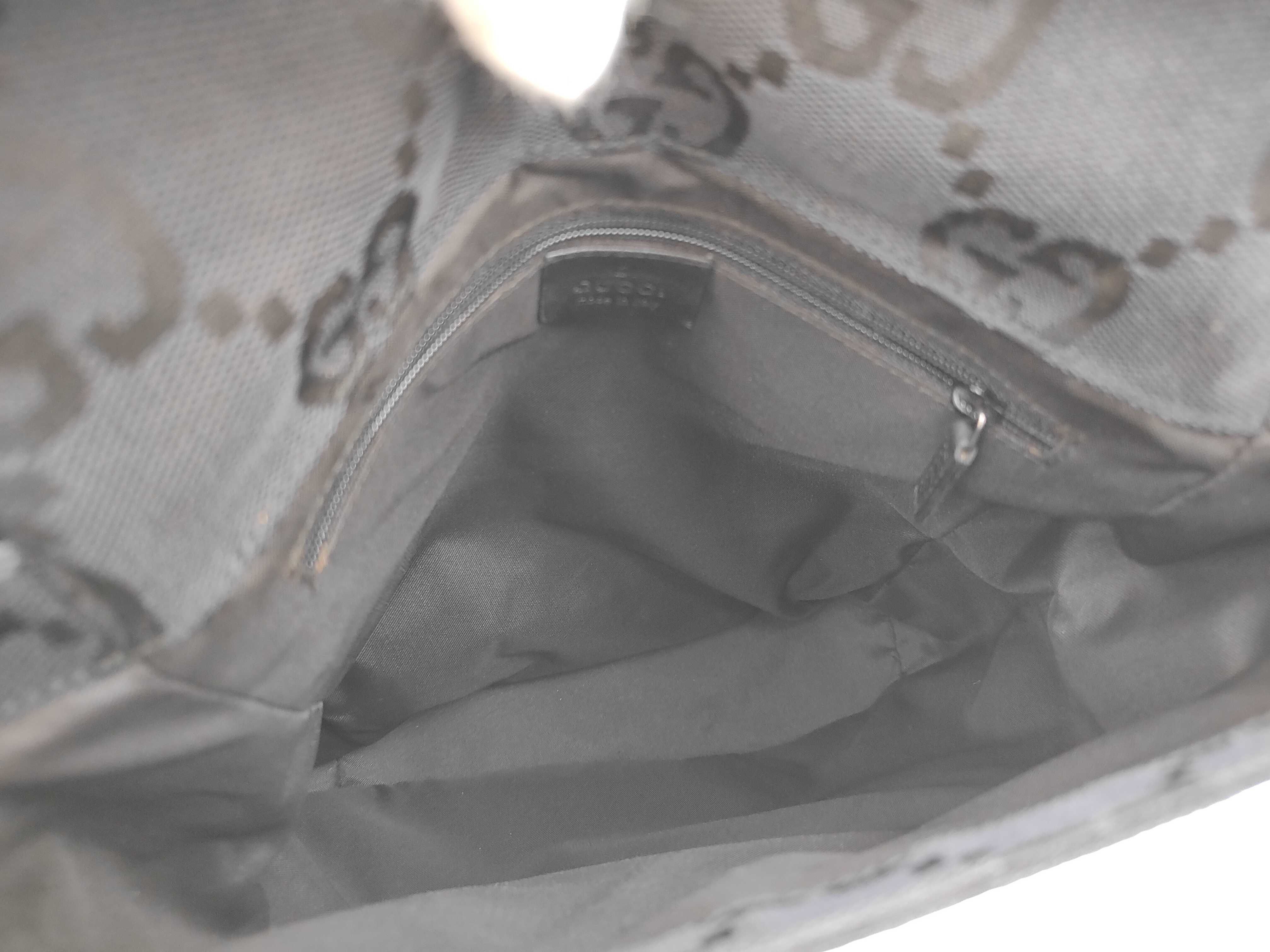 GG Canvas 002113 Black Backpack — view 6