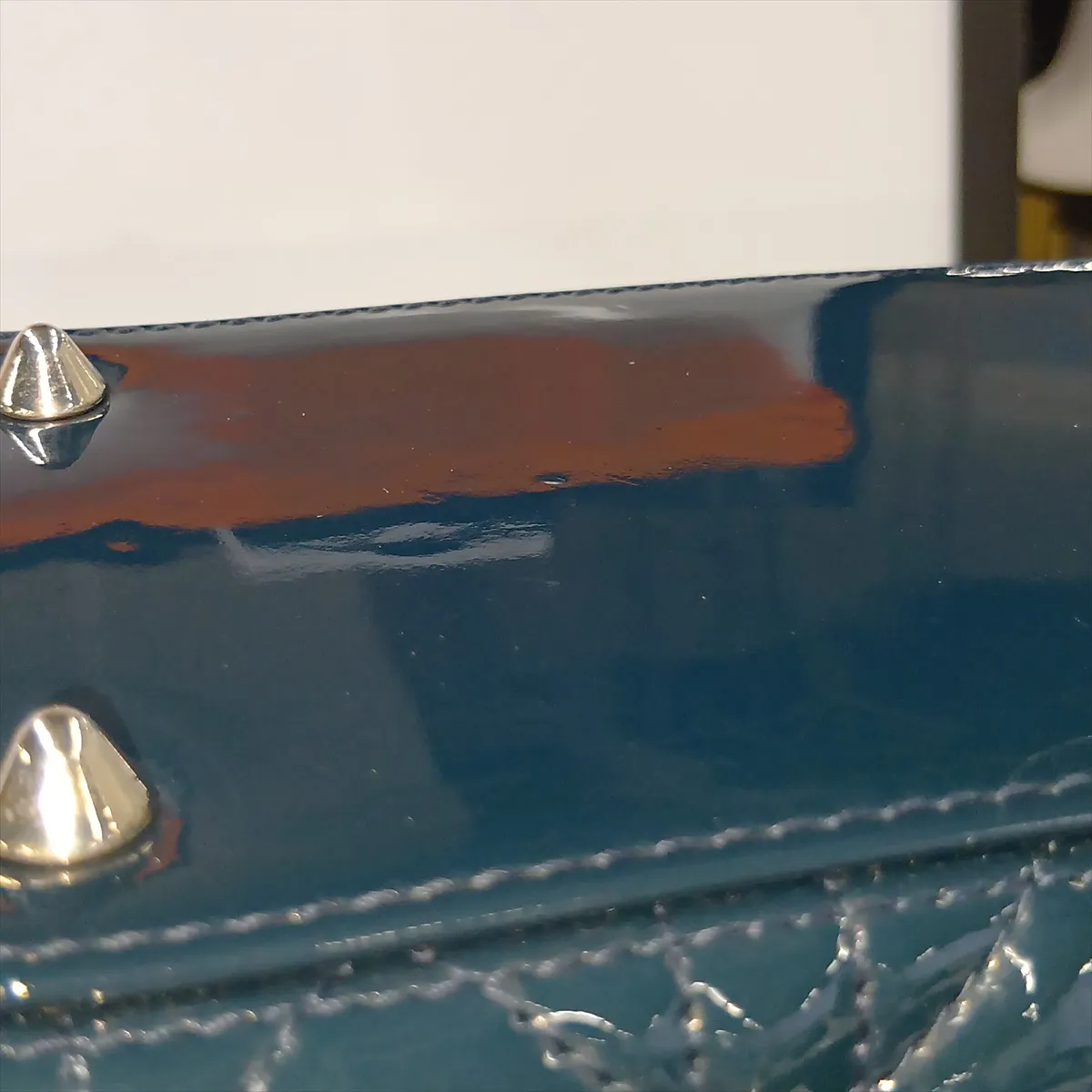 Cannage Lady Dior Patent Leather 2-Way Handbag, Green — view 15