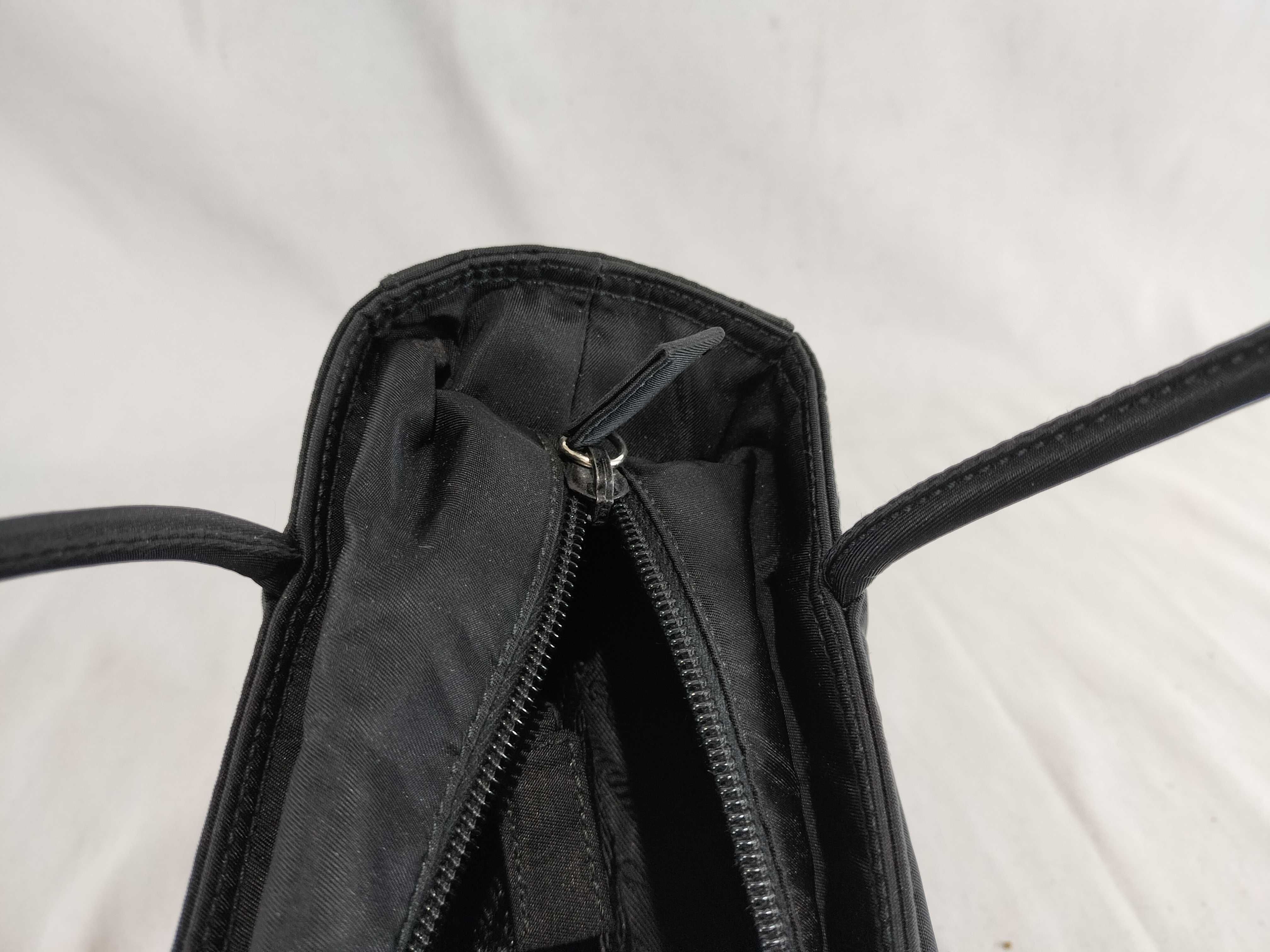 Nylon Tessuto Nylon Triangle Logo Tote Bag — view 12