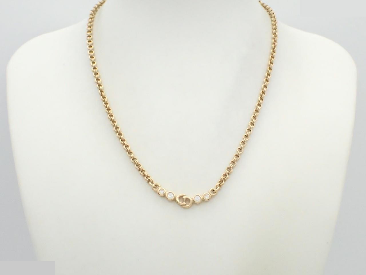 Gold necklace, chain approximately 42cm — view 3