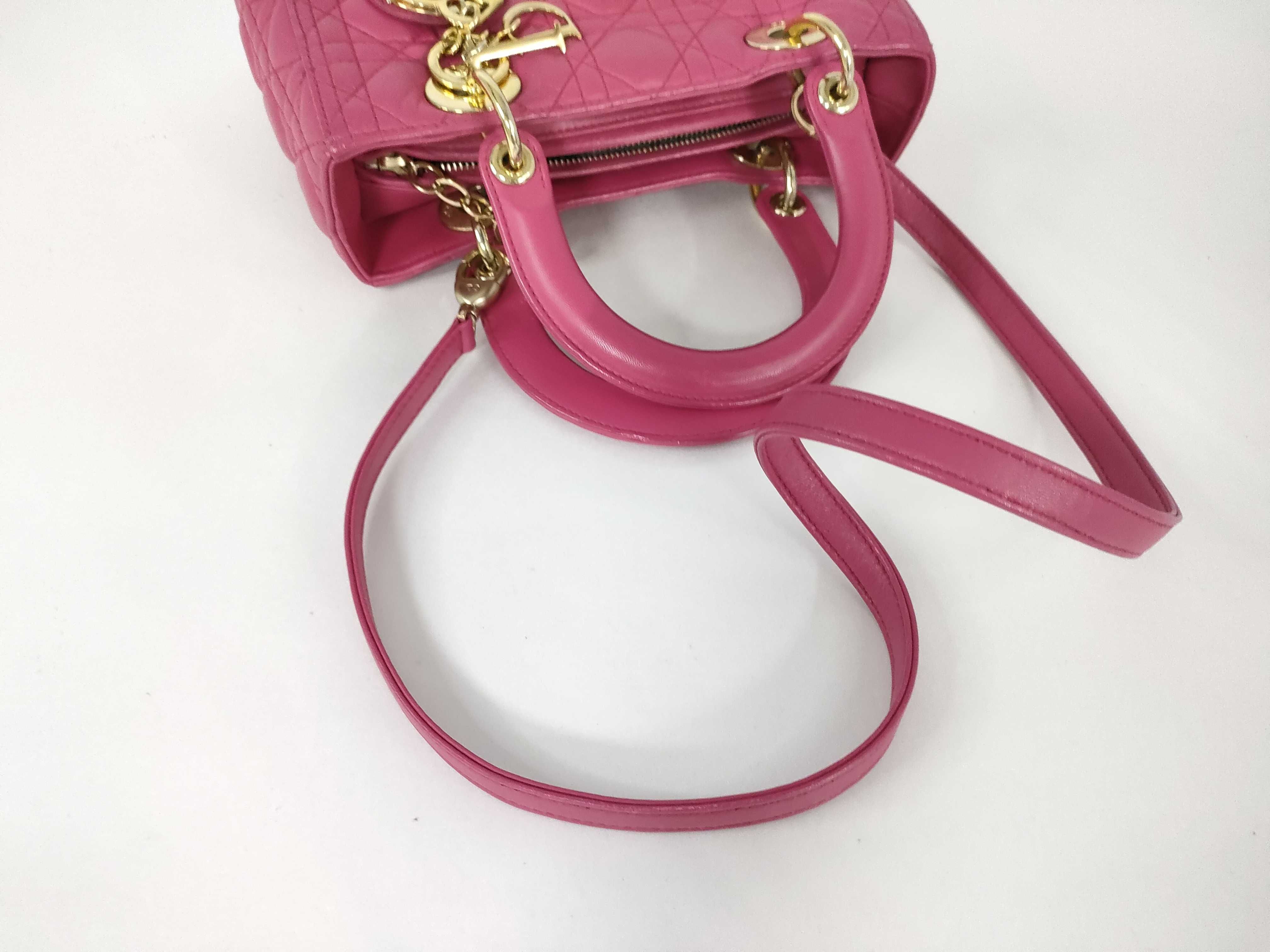 Lady Dior 2-Way Lambskin Handbag — view 6