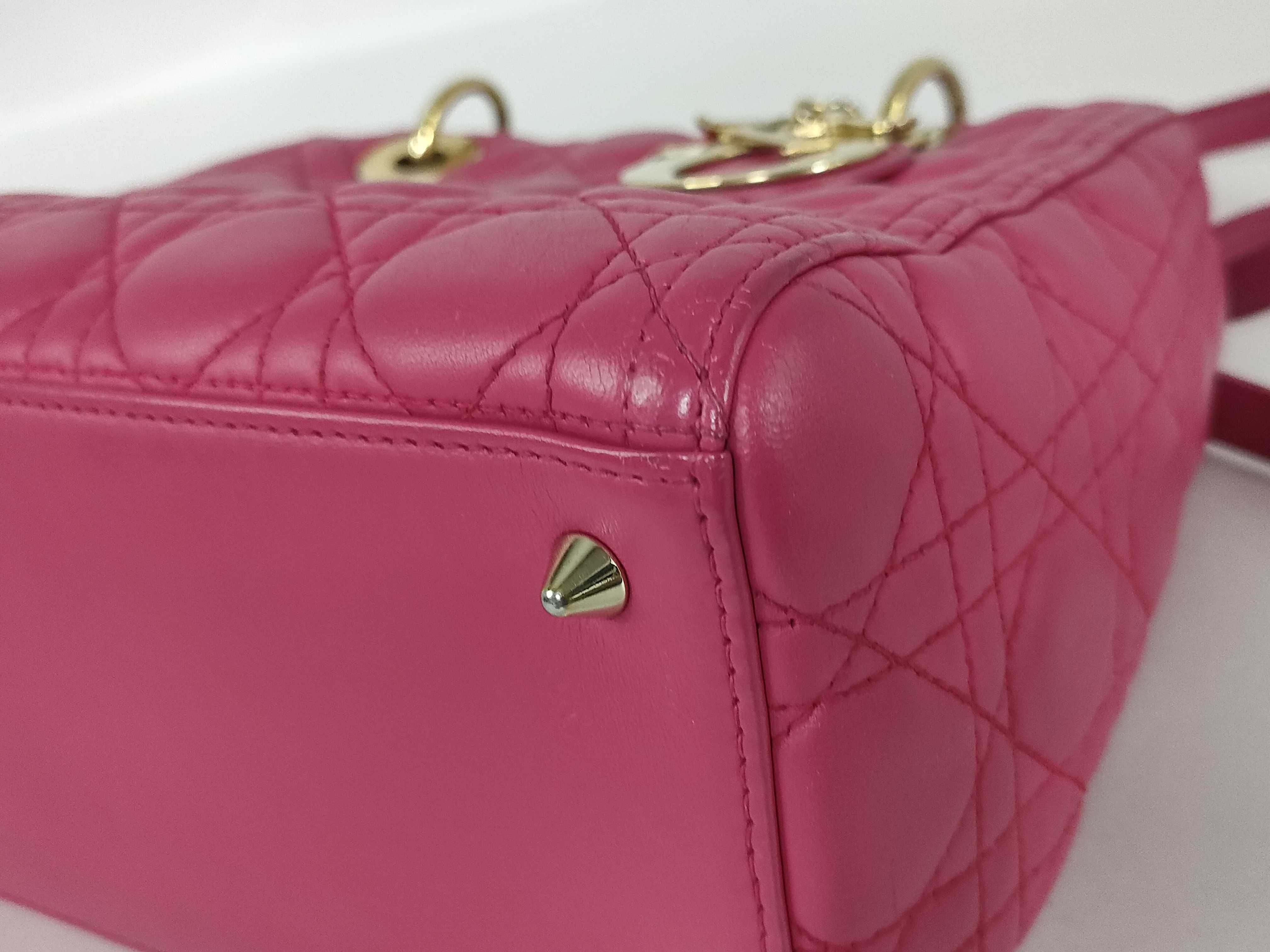 Lady Dior 2-Way Lambskin Handbag — view 8