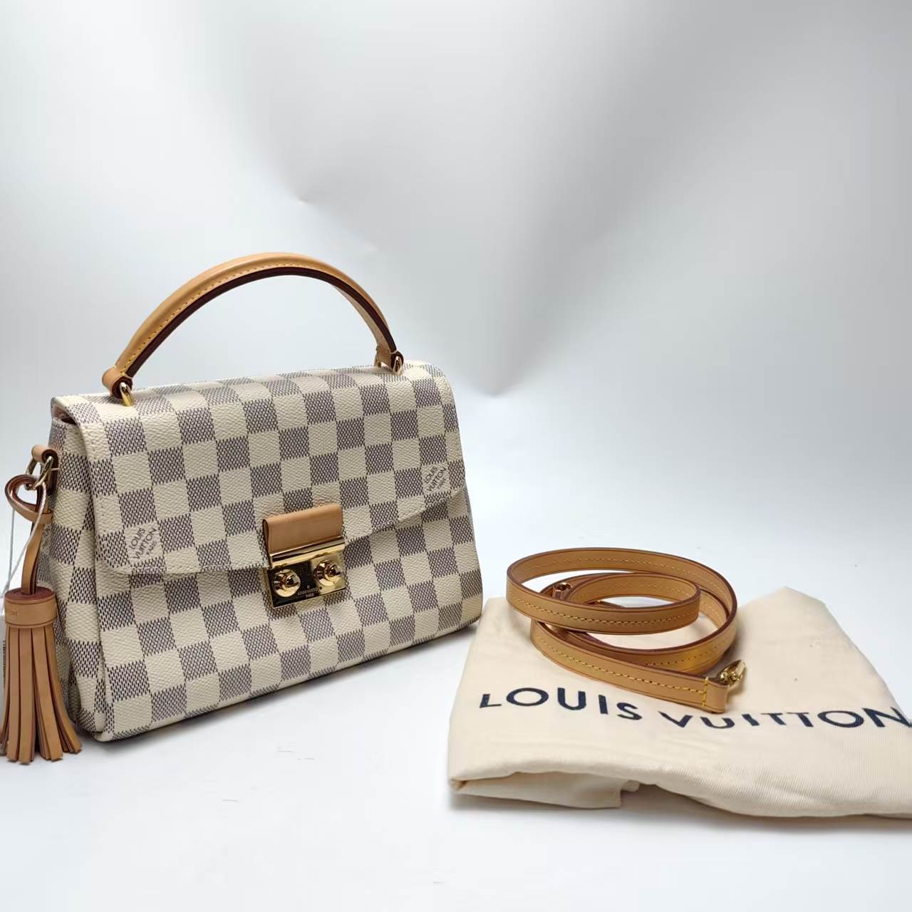【*Shipped from: China*】LOUIS VUITTON Croisette PU Shoulder Bag — view 2