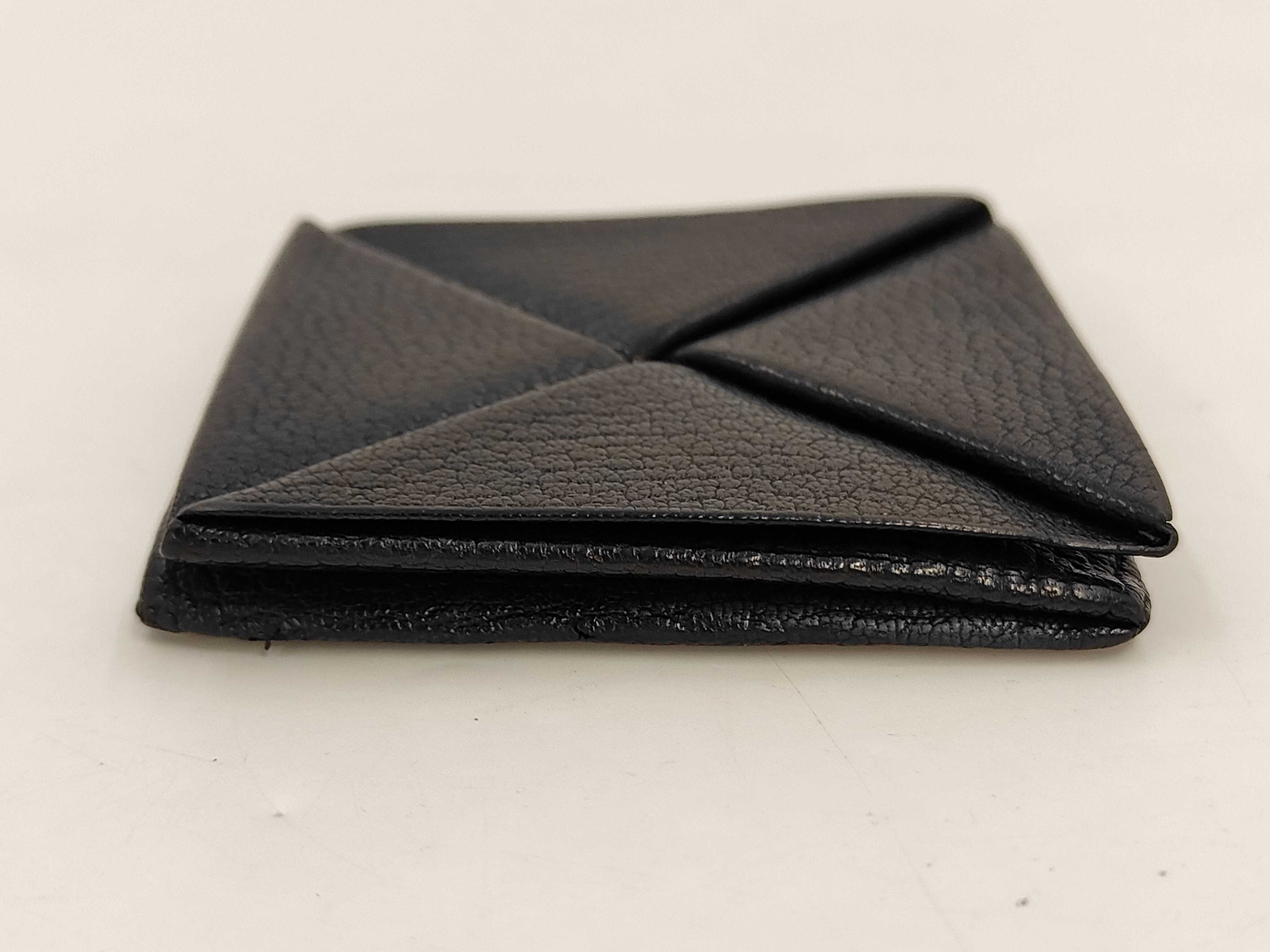 Zulu Coin Case, Chevre Leather, Black, H Stamp, Coin Case — view 3