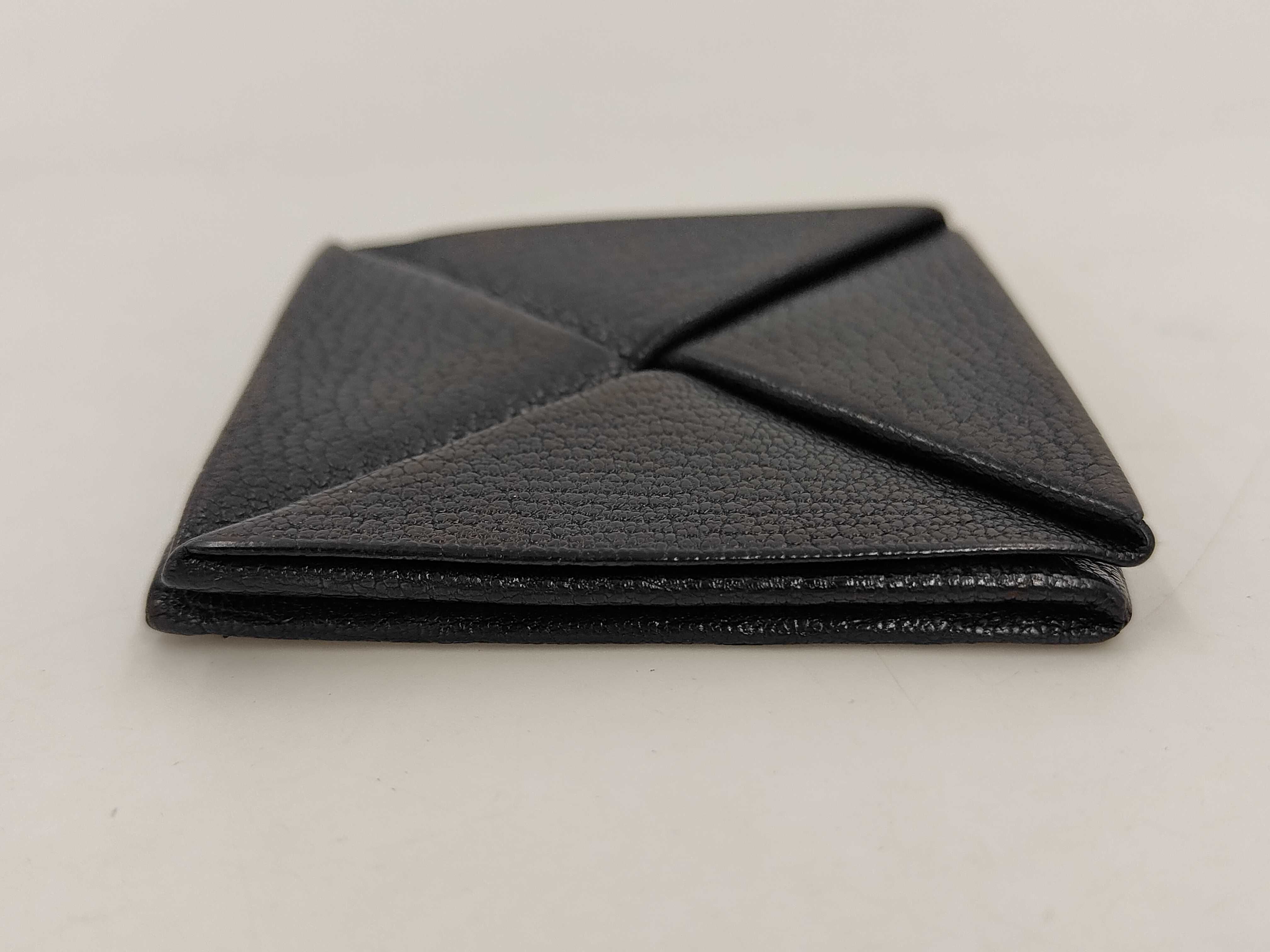 Zulu Coin Case, Chevre Leather, Black, H Stamp, Coin Case — view 5