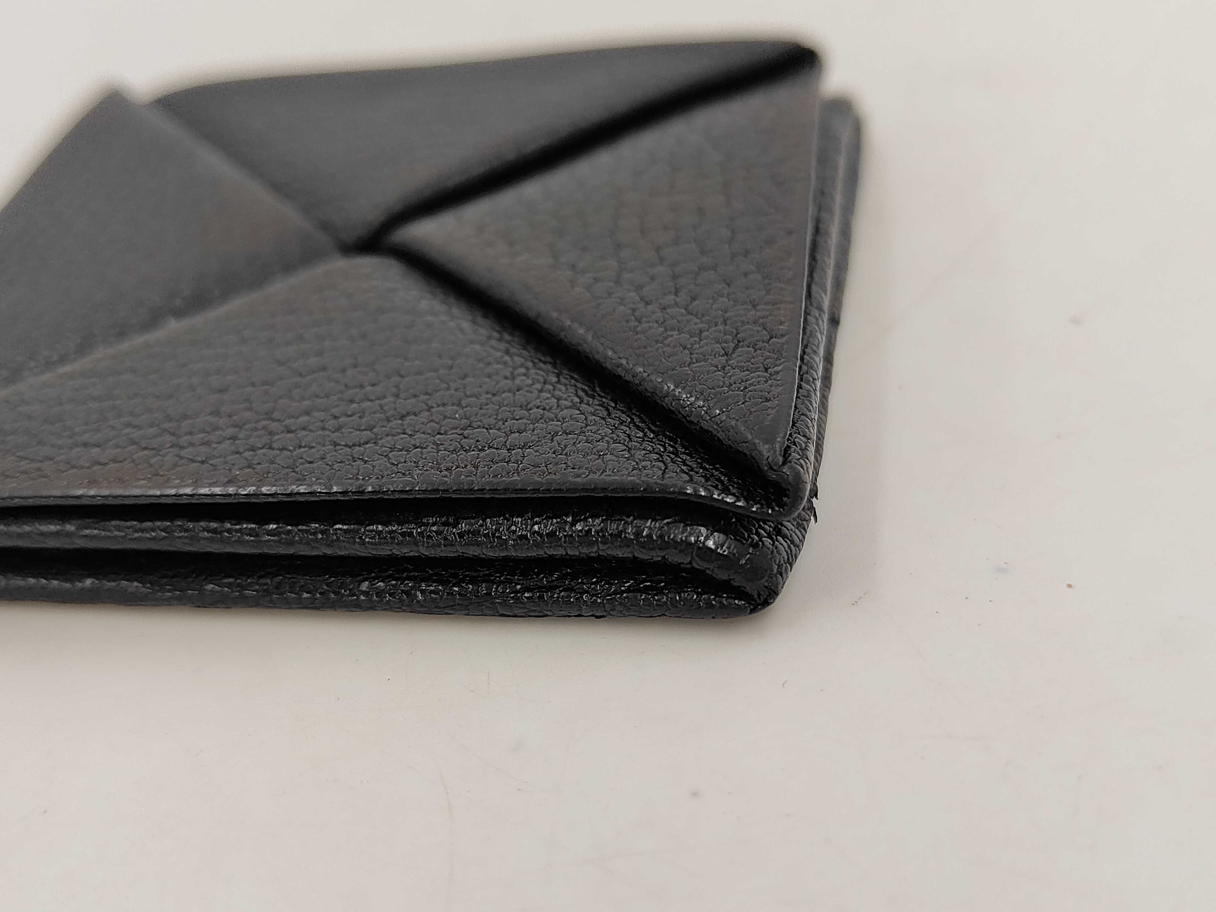 Zulu Coin Case, Chevre Leather, Black, H Stamp, Coin Case — view 6