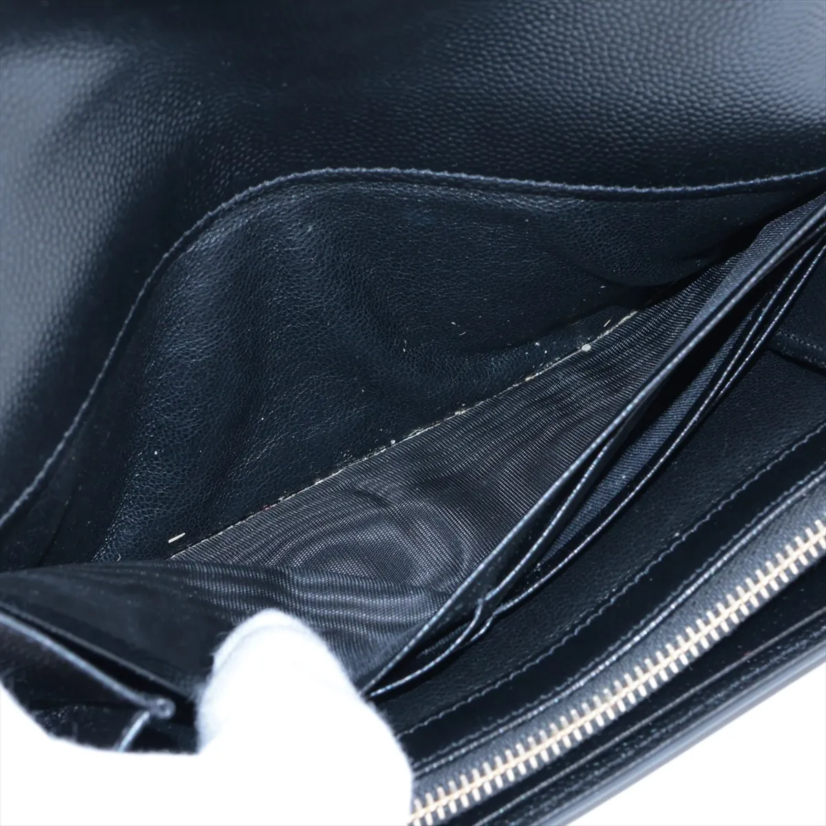 Line INN372266 Leather Long Wallet Black — view 4