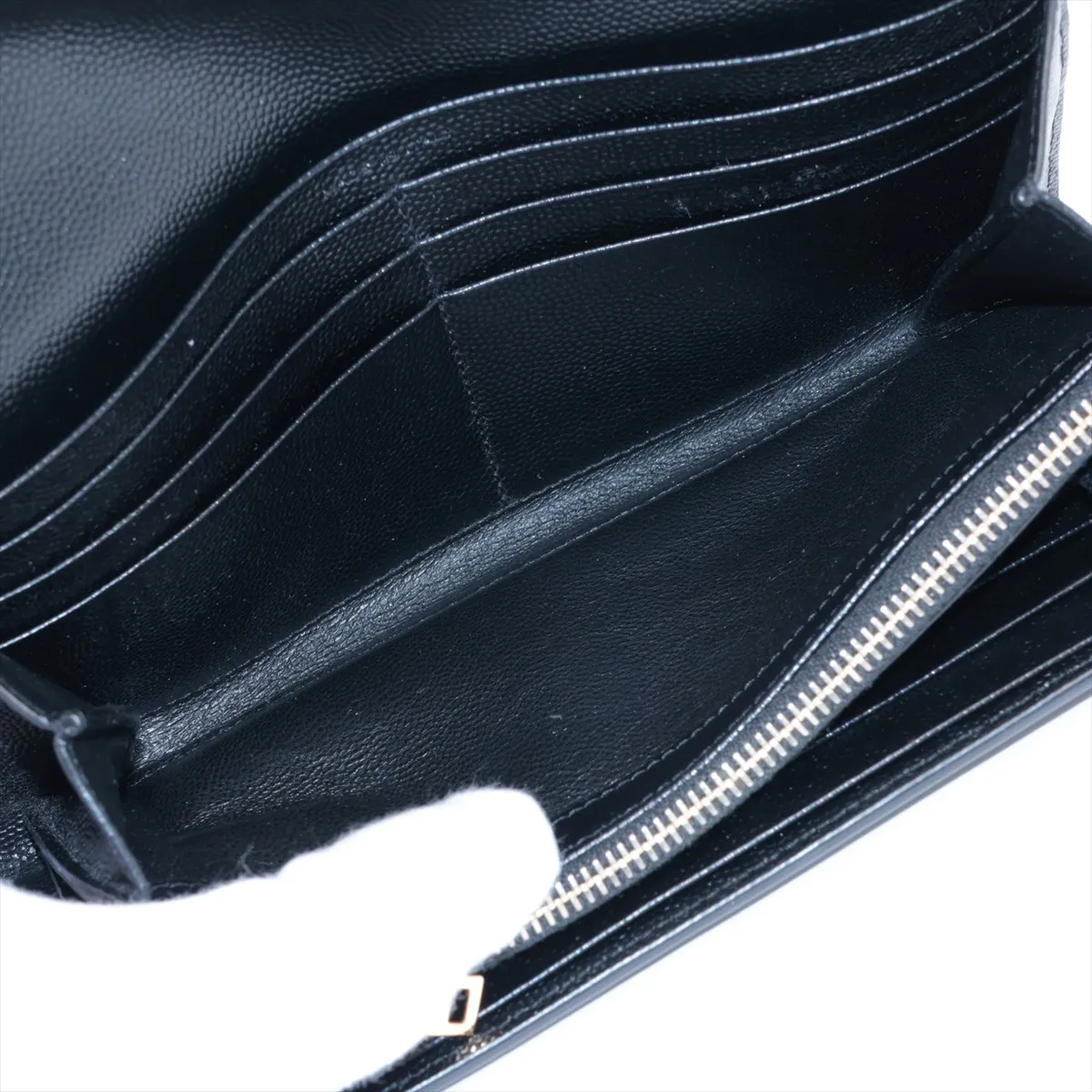 Line INN372266 Leather Long Wallet Black — view 5
