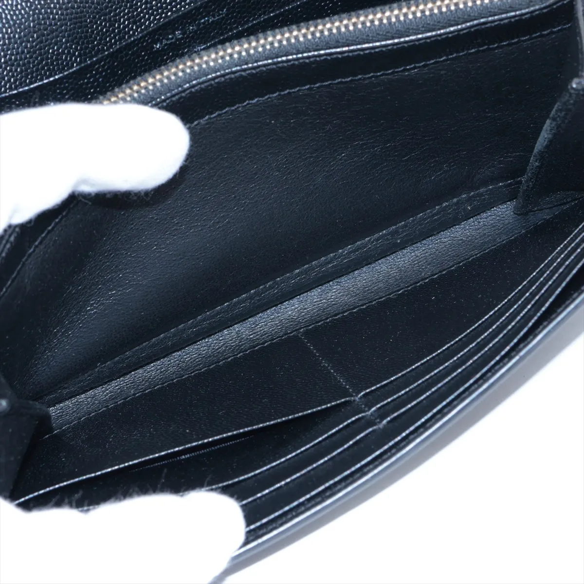 Line INN372266 Leather Long Wallet Black — view 6